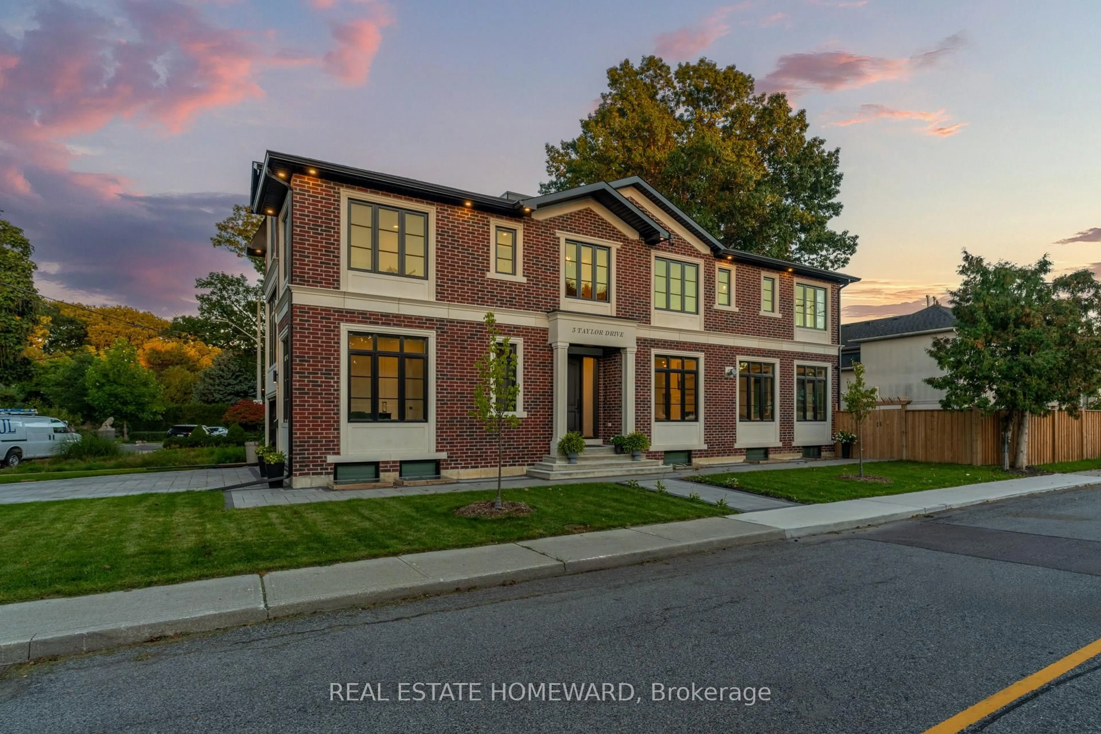 Home with brick exterior material, street for 5 Taylor Dr, Toronto Ontario M4C 3B4
