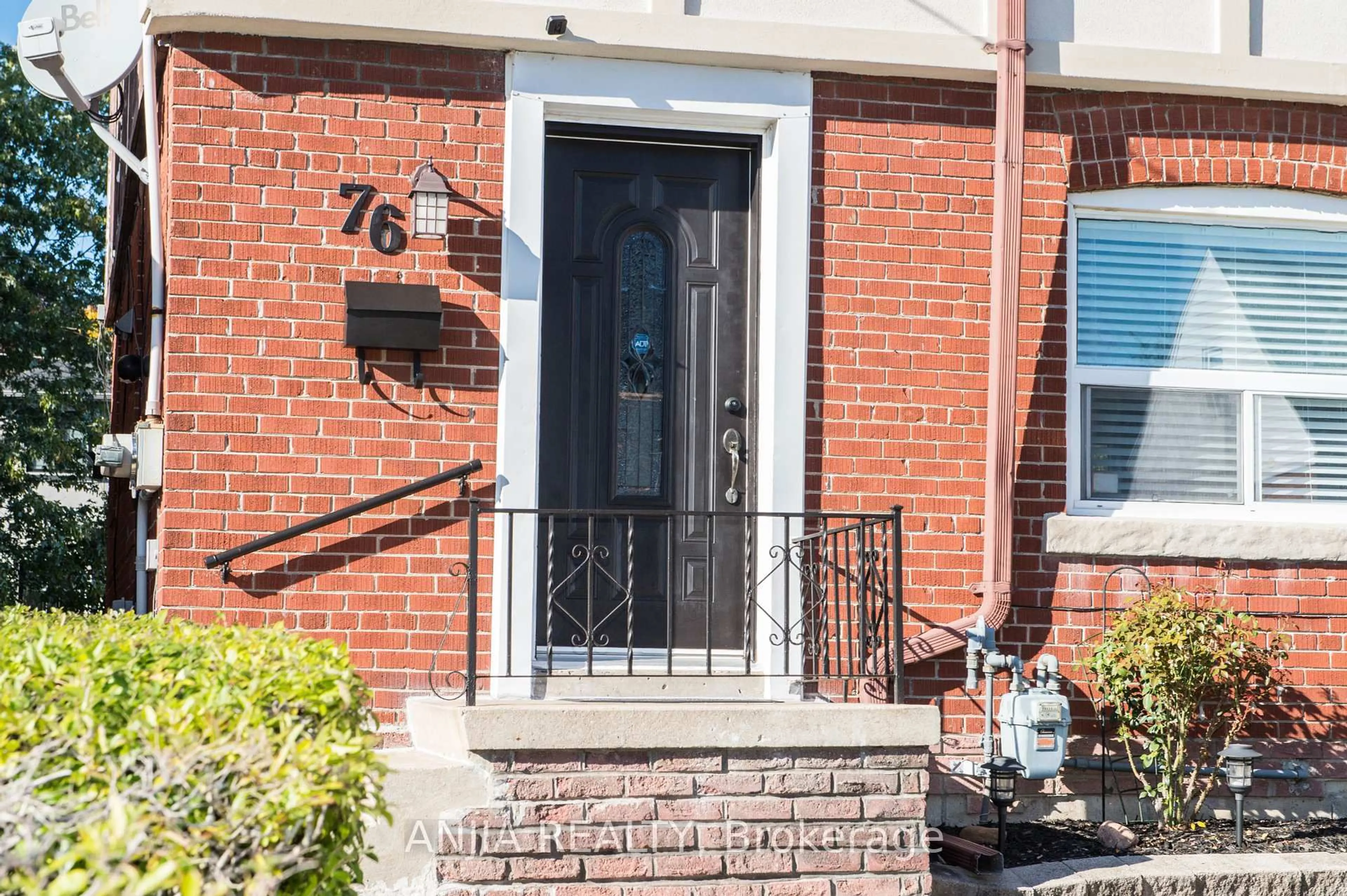 Home with brick exterior material, street for 76 Adair Rd, Toronto Ontario M4B 1V7