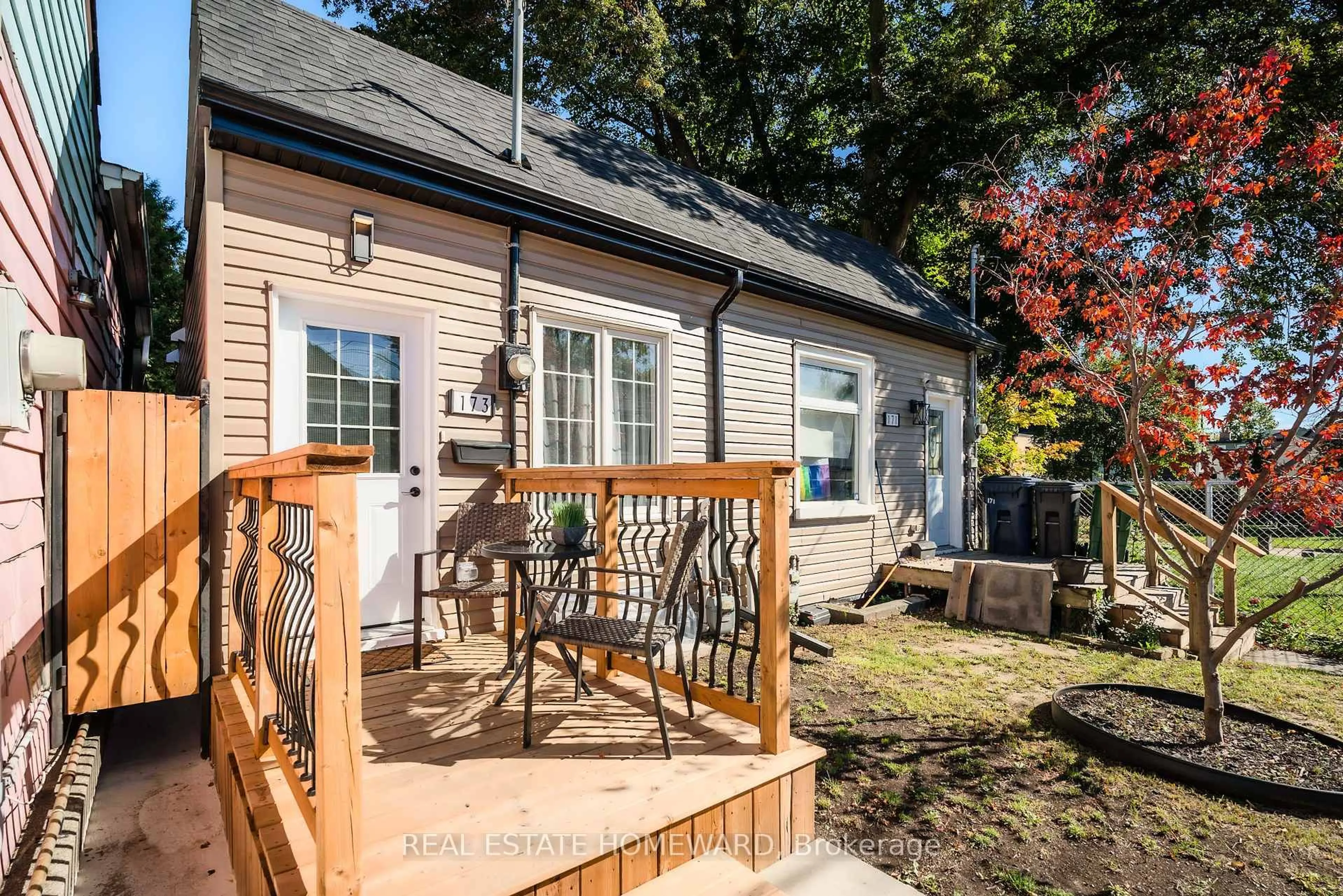 Patio, street for 173 Coxwell Ave, Toronto Ontario M4L 3B4