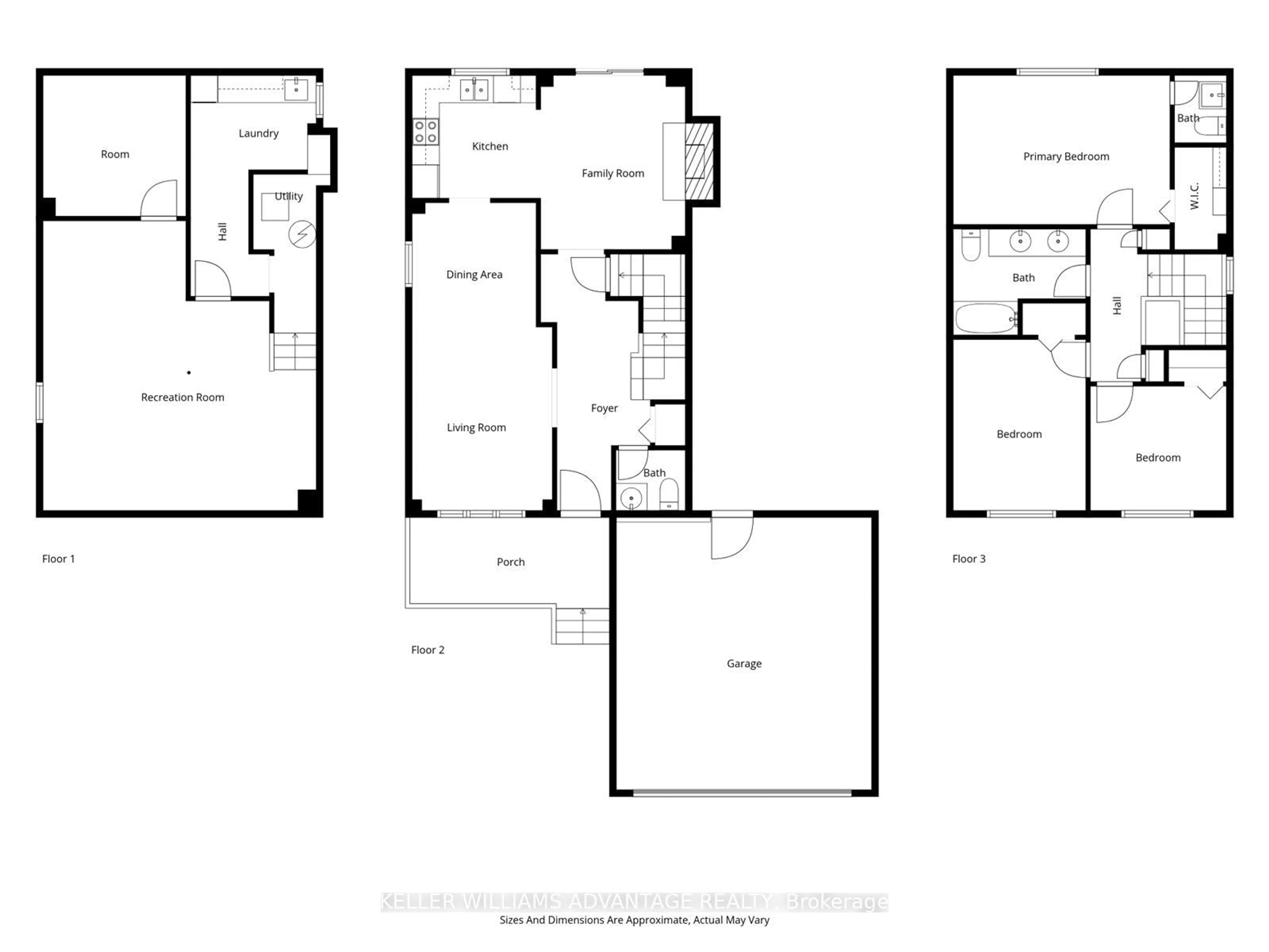 Floor plan for 9 Blue Anchor Tr, Toronto Ontario M1C 3N9