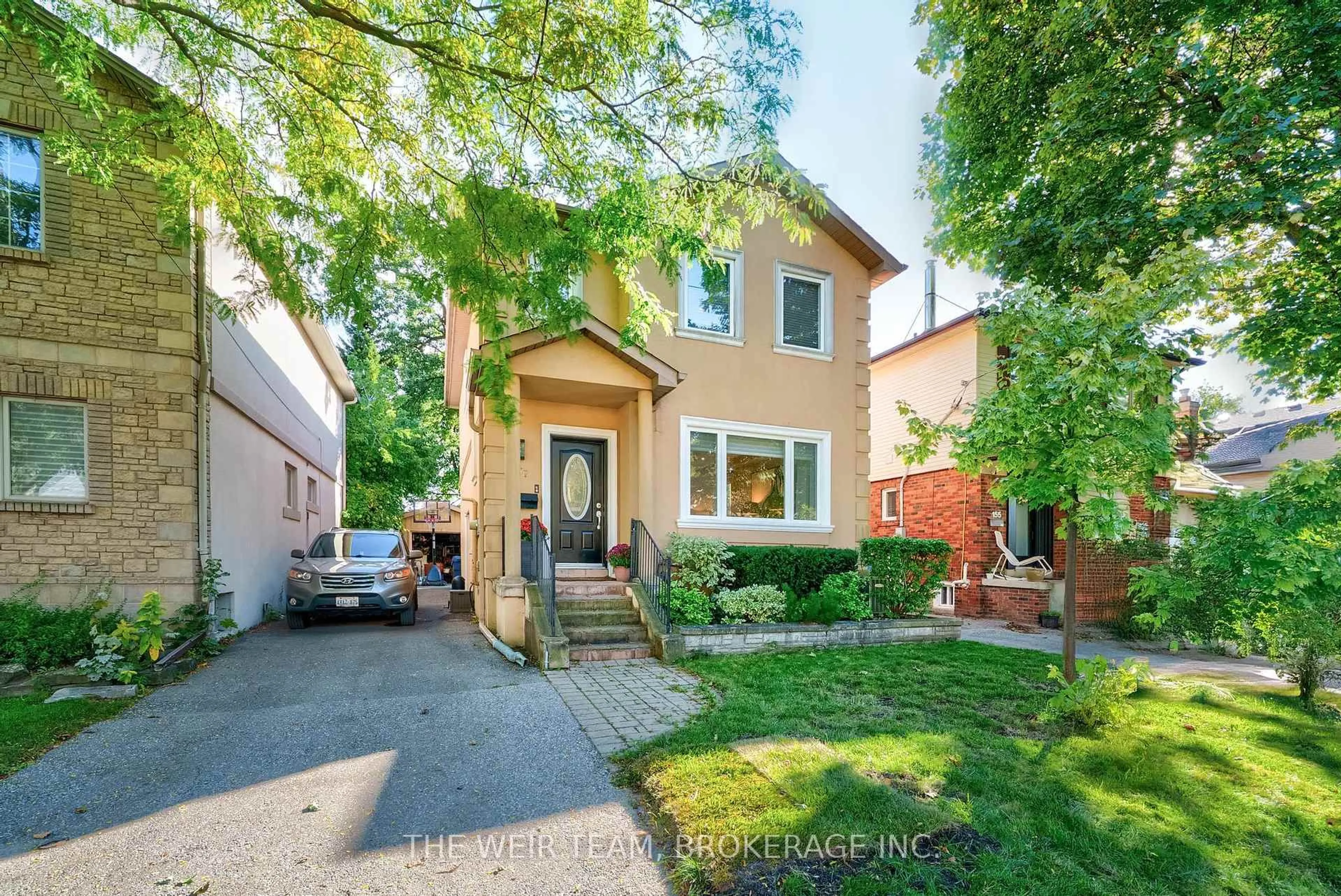 Home with brick exterior material, street for 157 Ferris Rd, Toronto Ontario M4B 1G7