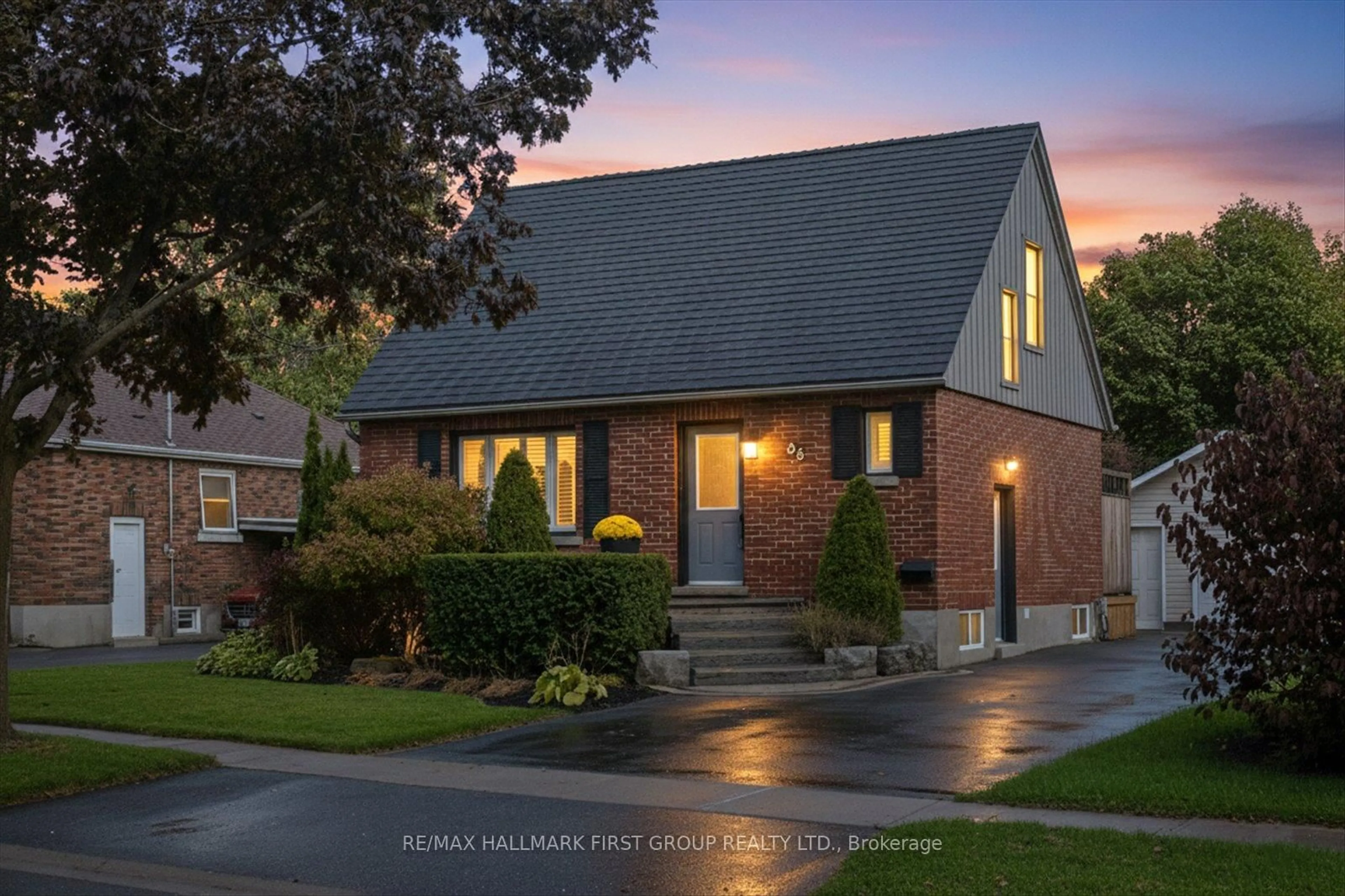 Home with brick exterior material, street for 23 Flett St, Clarington Ontario L1C 2J9