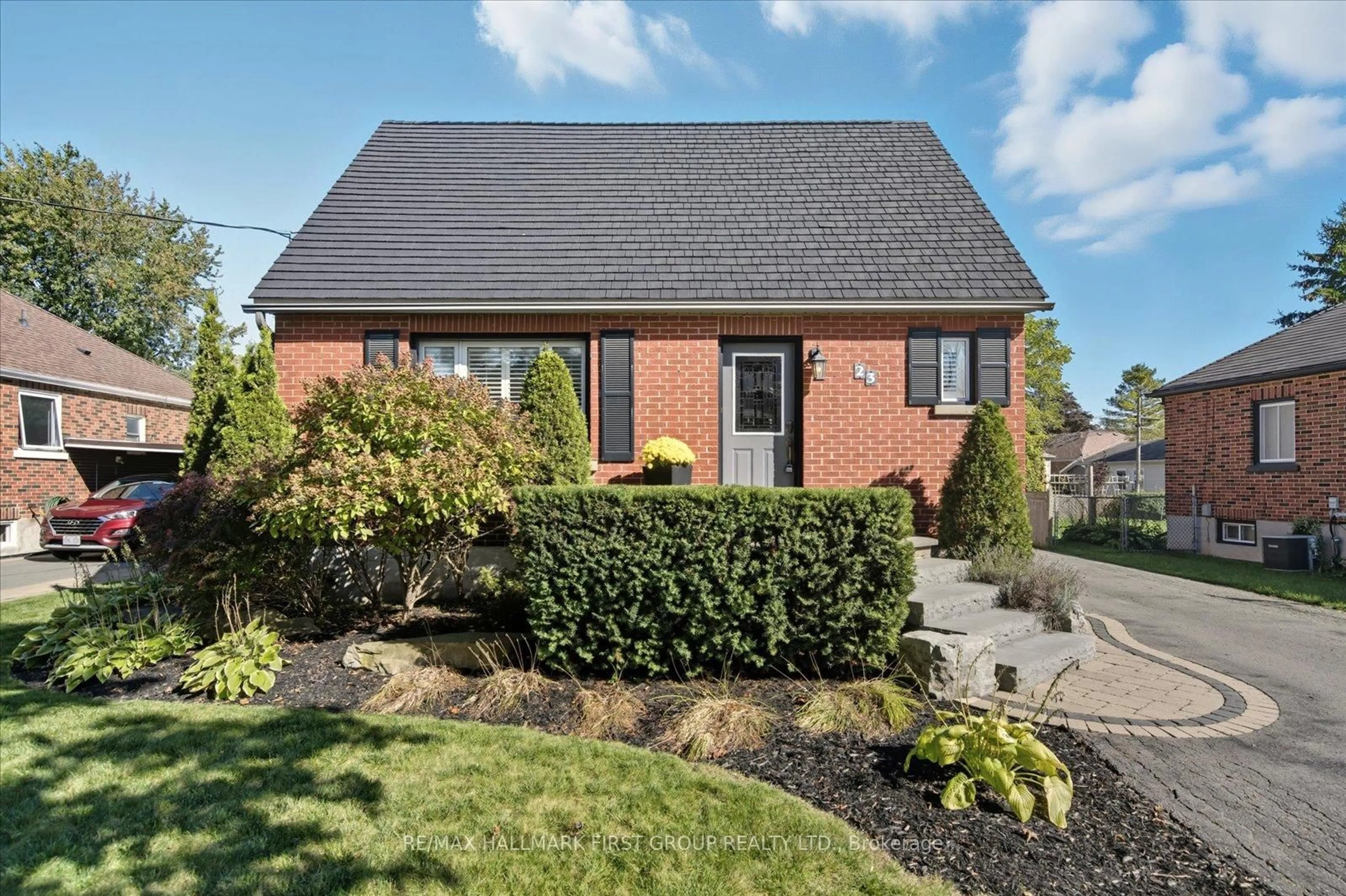 Home with brick exterior material, street for 23 Flett St, Clarington Ontario L1C 2J9