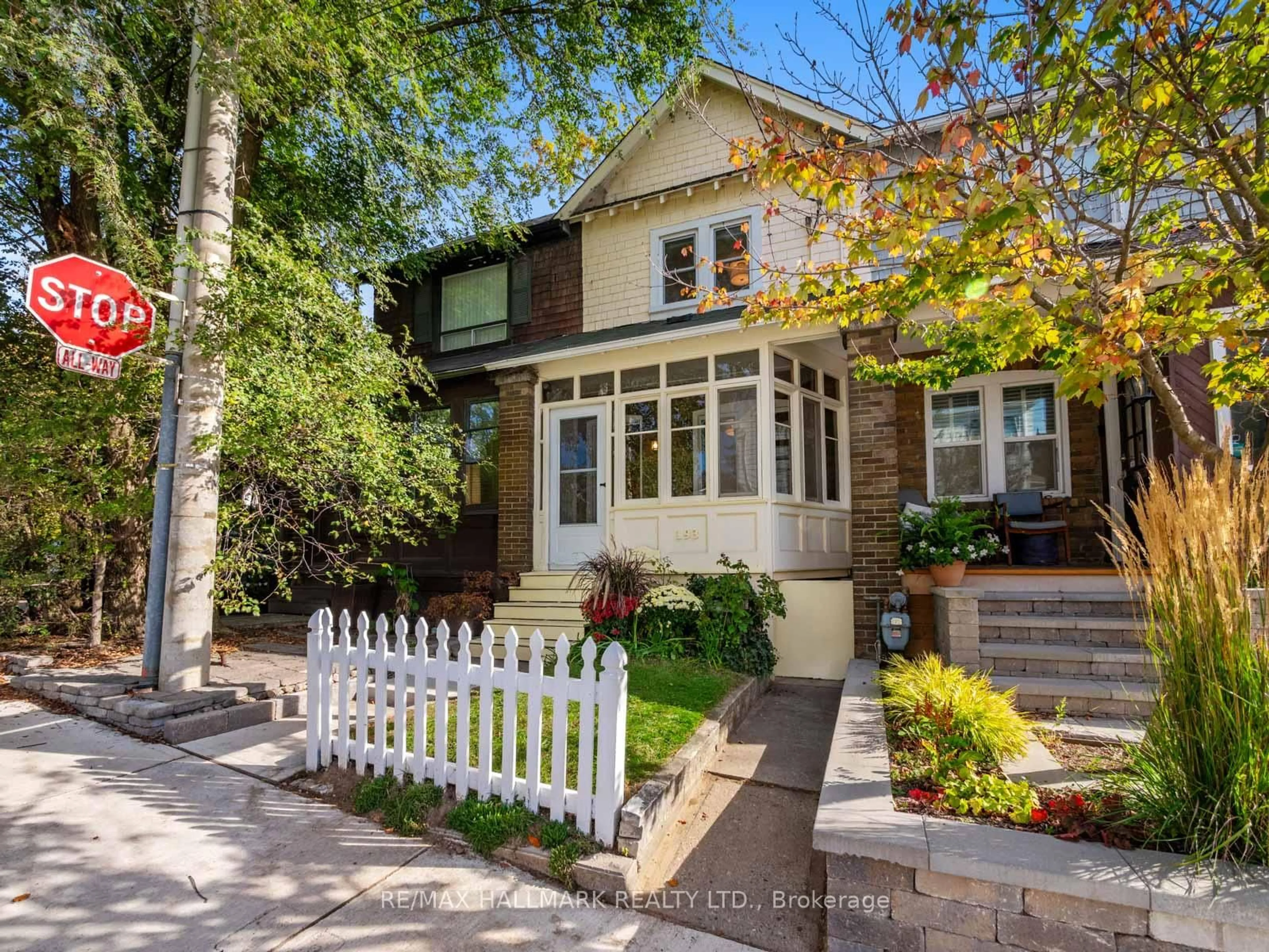 Home with brick exterior material, street for 193 Wheeler Ave, Toronto Ontario M4L 3V5