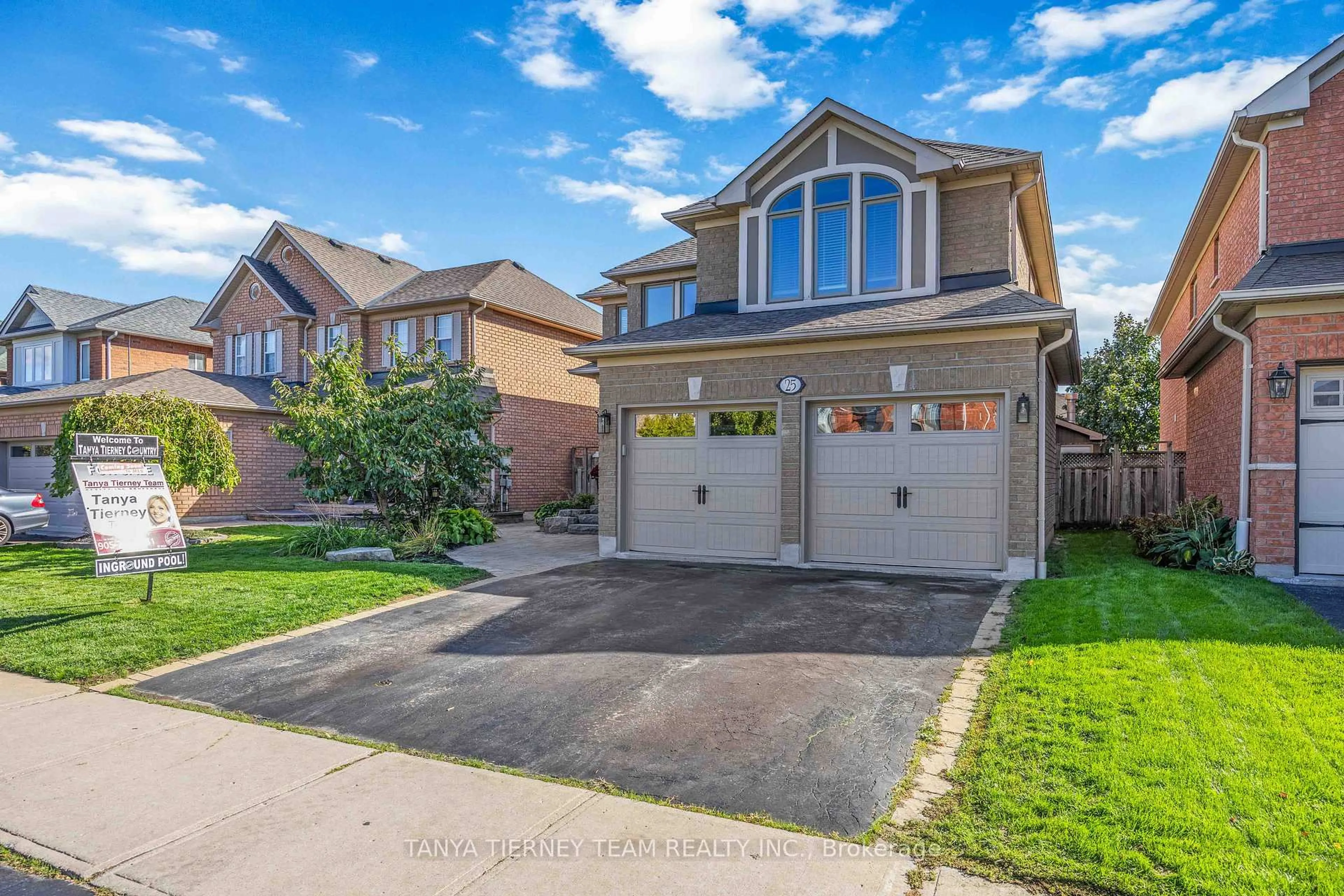 Home with brick exterior material, street for 25 Medland Ave, Whitby Ontario L1P 1S1