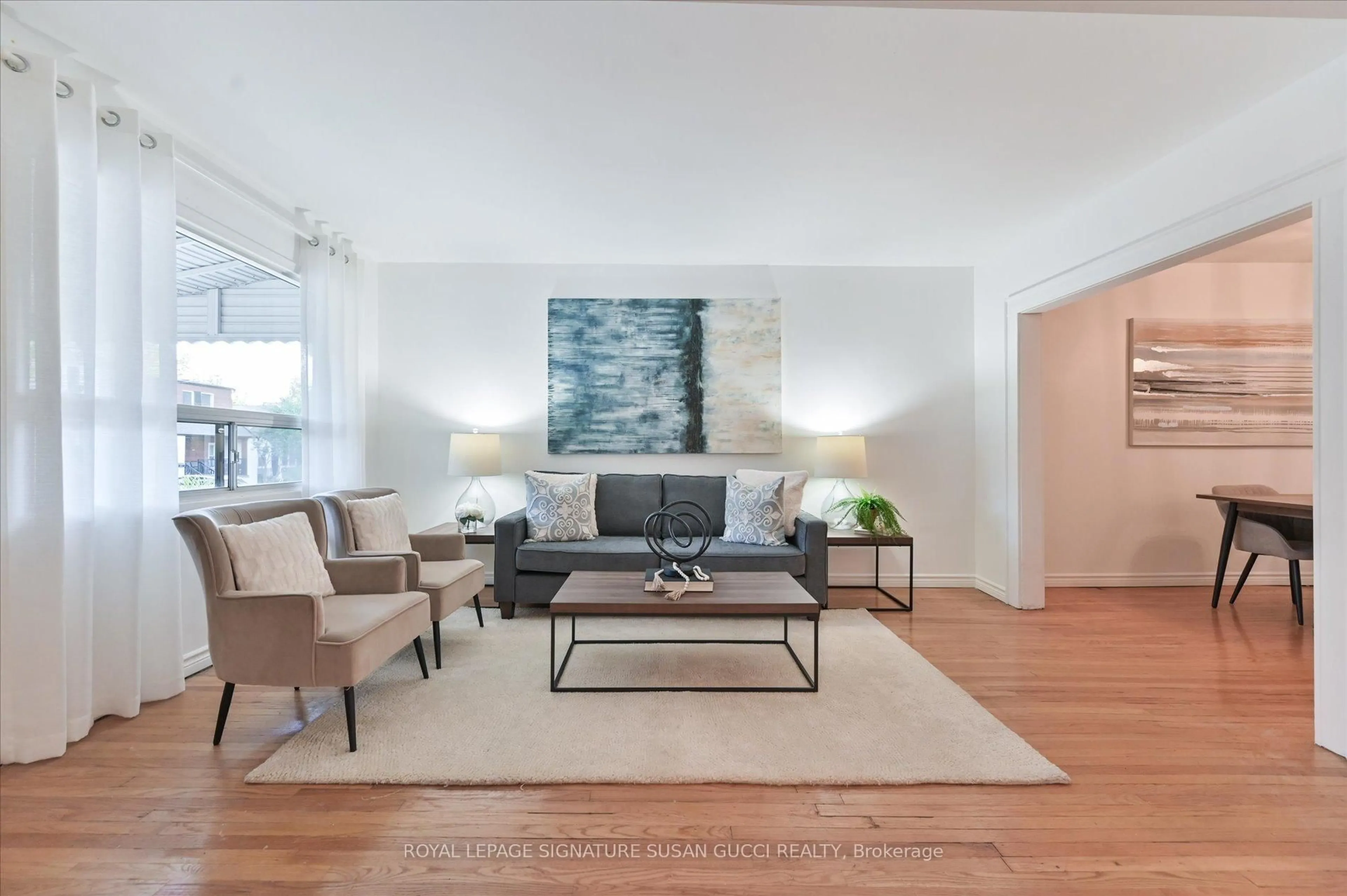 Living room with furniture, unknown for 82 Barker Ave, Toronto Ontario M4C 2N6