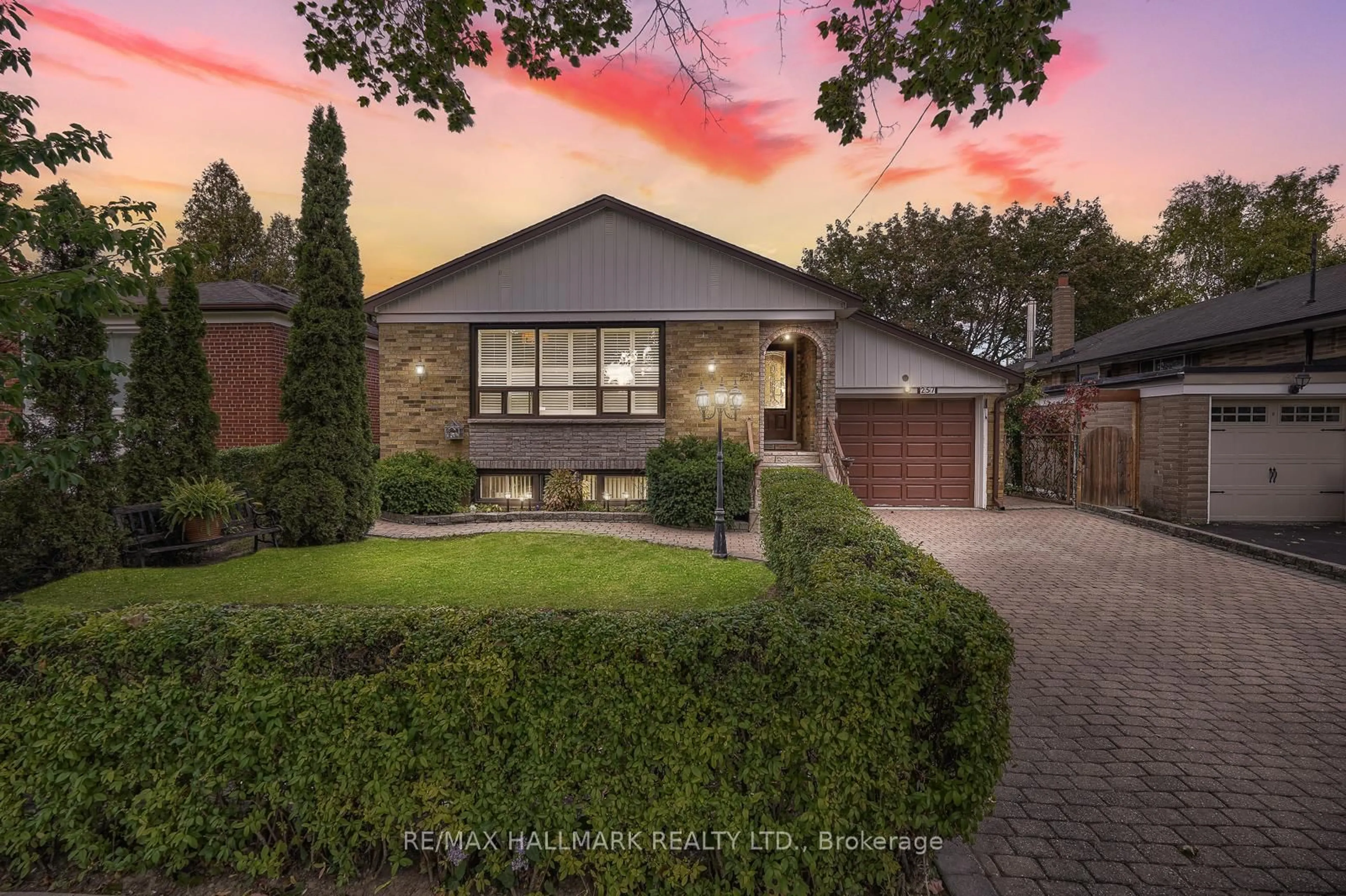 Home with brick exterior material, street for 257 Chine Dr, Toronto Ontario M1M 2L4