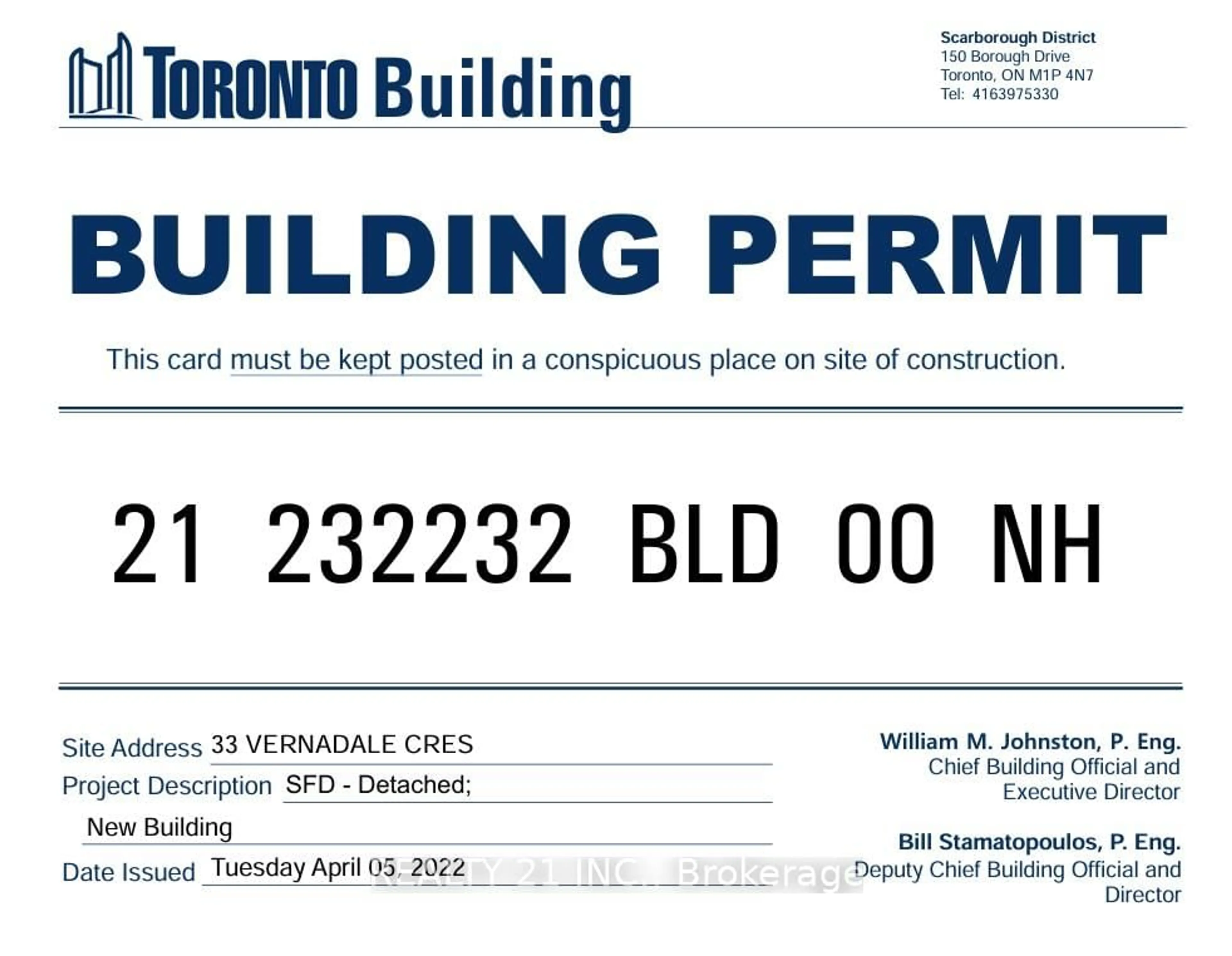 Unknown for 33 Vernadale Cres, Toronto Ontario M1L 3M5