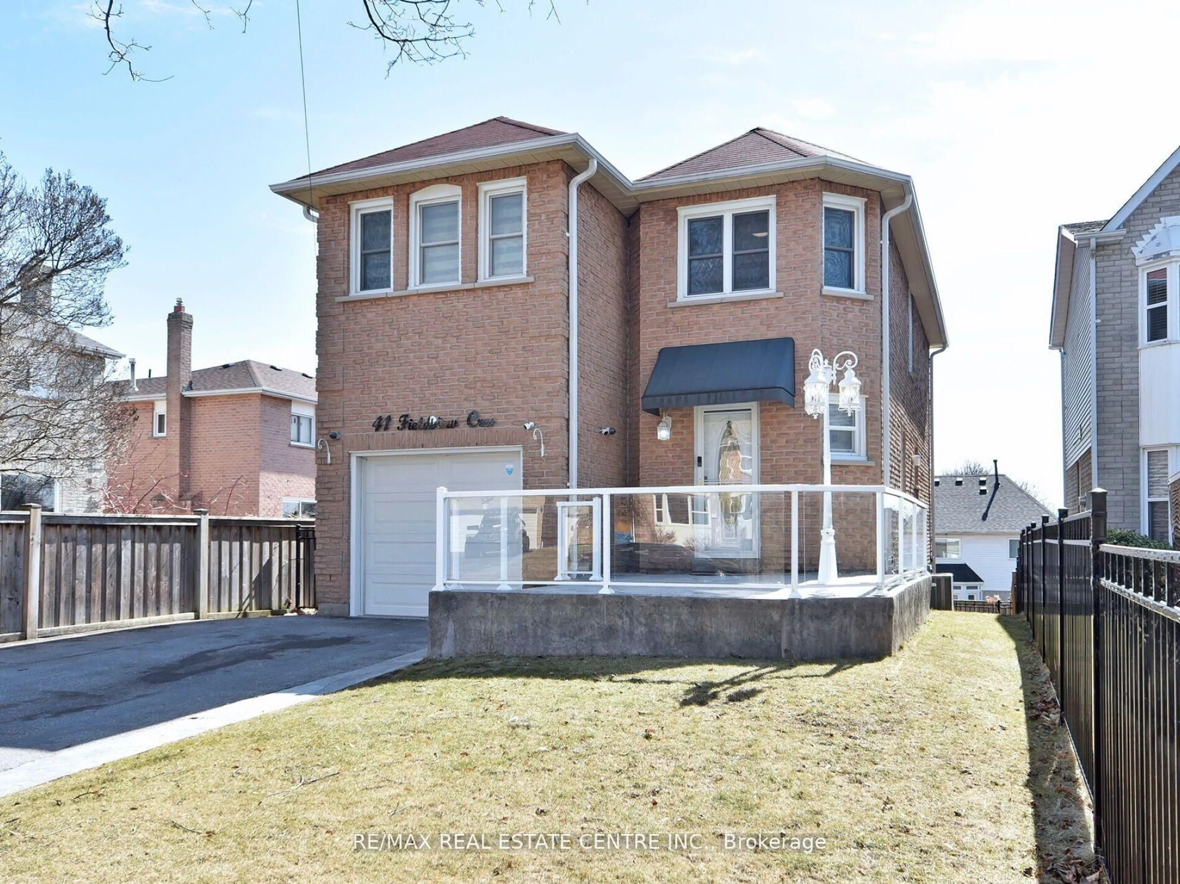 Home with brick exterior material, street for 41 Fieldview Cres, Whitby Ontario L1N 8B5