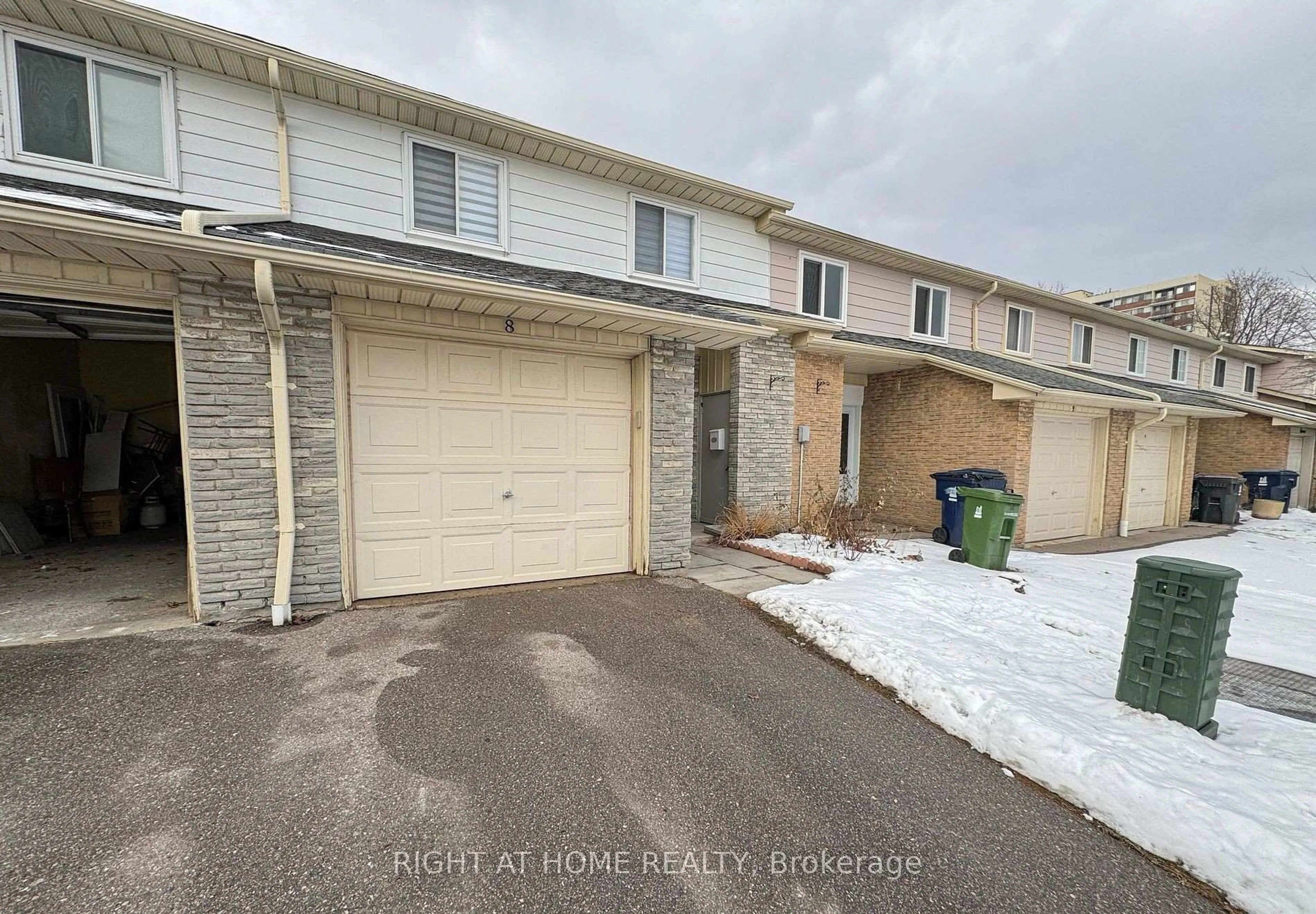 A pic from outside/outdoor area/front of a property/back of a property/a pic from drone, street for 50 Blackwell Ave #8, Toronto Ontario M1B 1K2