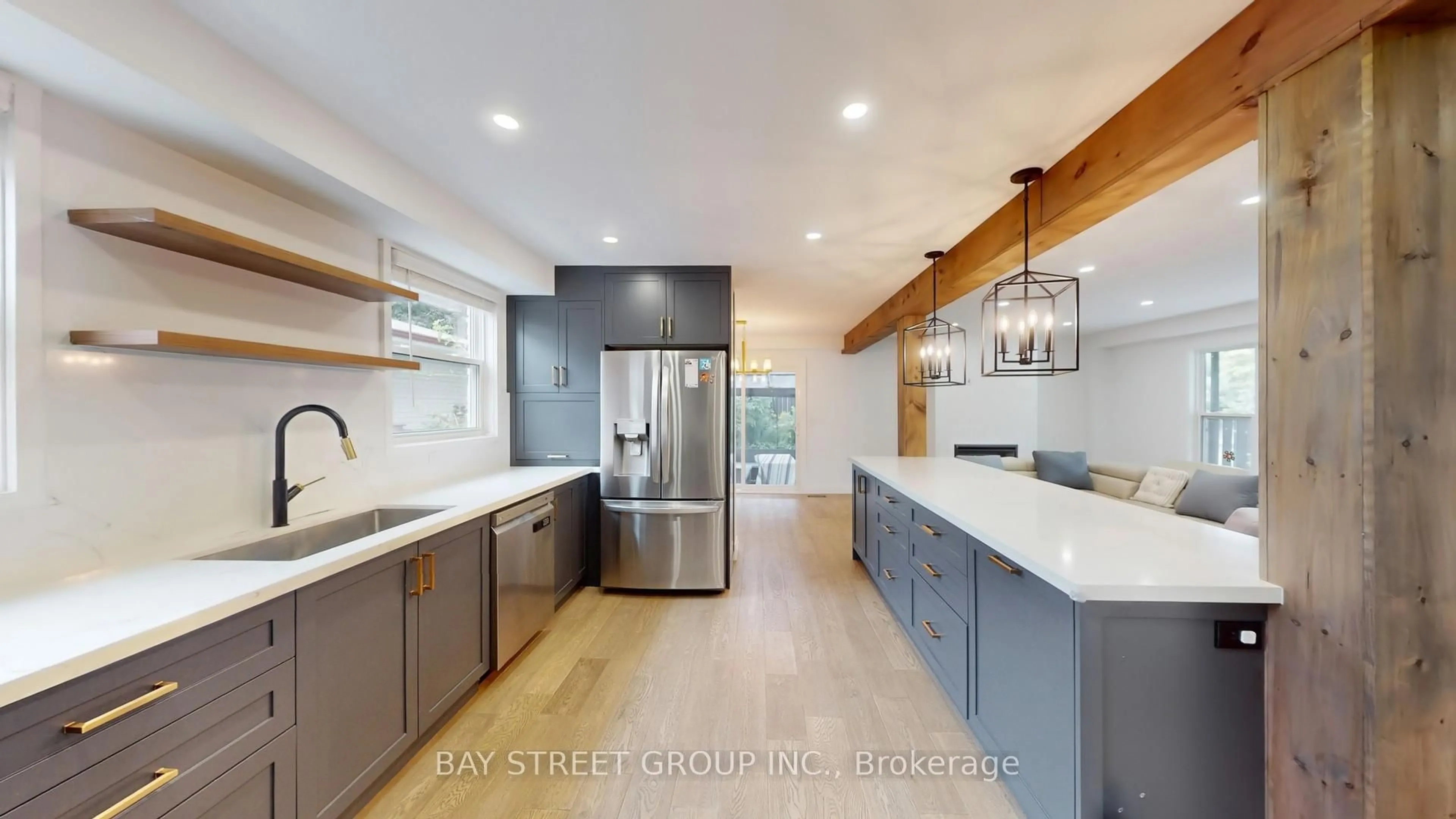 Open concept kitchen, ceramic/tile floor for 88 Charlottetown Blvd, Toronto Ontario M1C 2C8