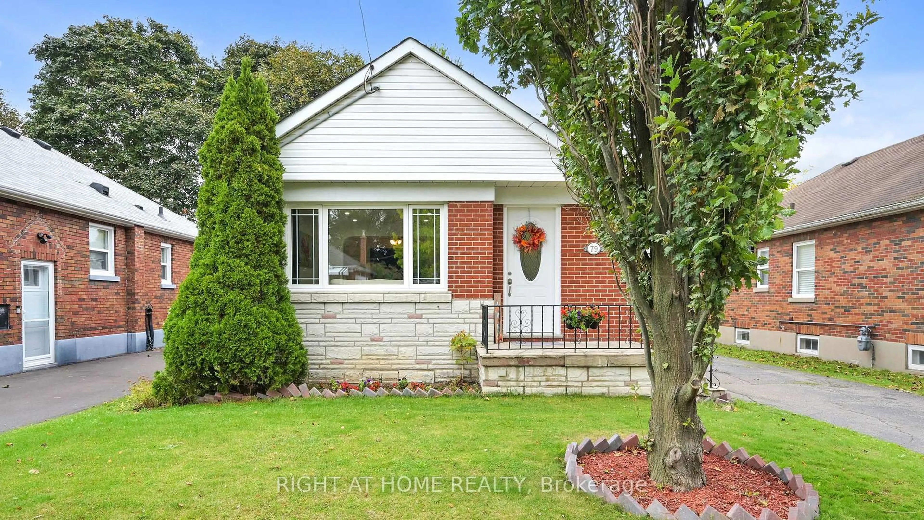 Home with brick exterior material, street for 79 Oakes Ave, Oshawa Ontario L1G 6C5