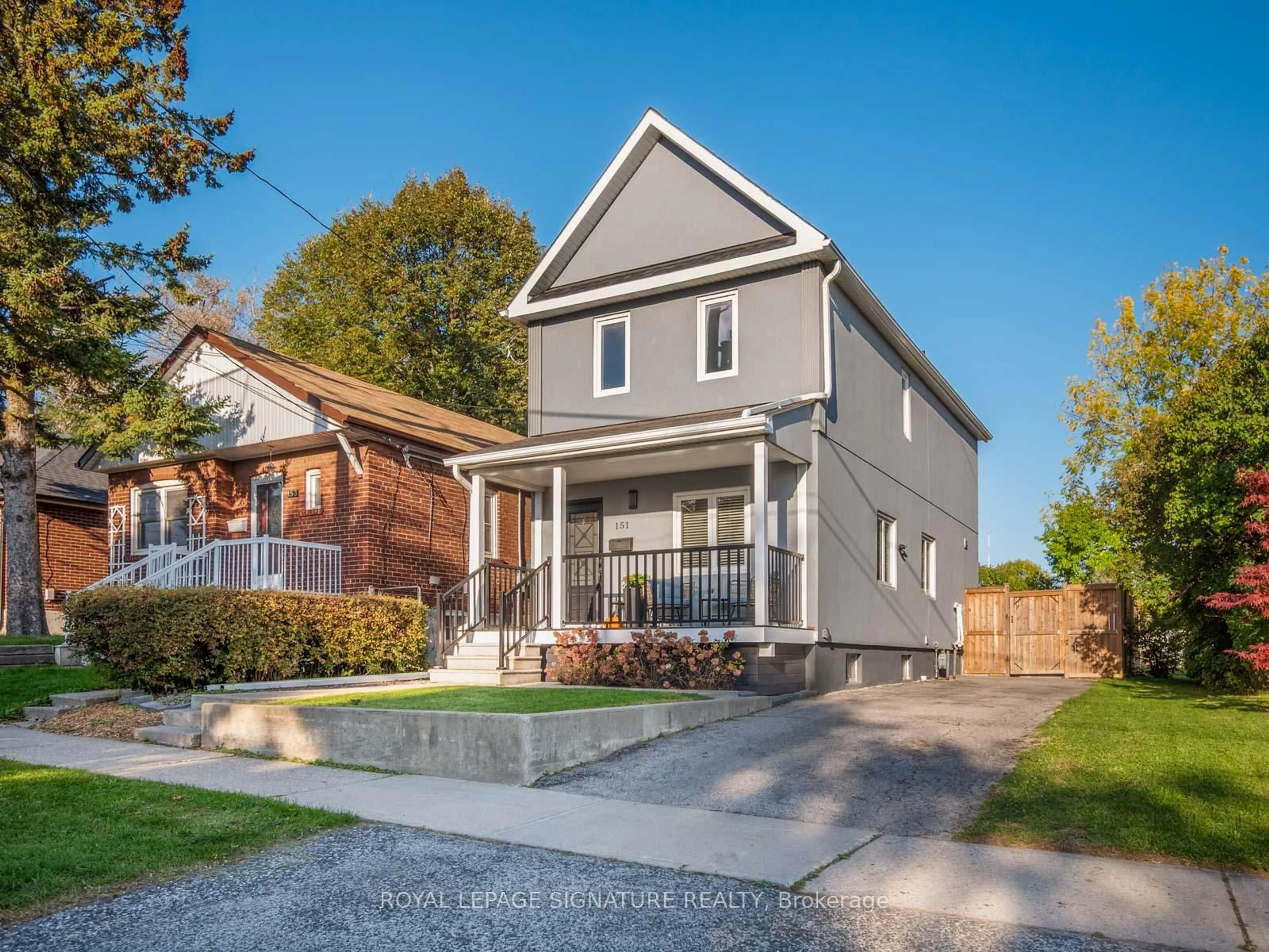 Home with brick exterior material, street for 151 Eastwood Ave, Toronto Ontario M1N 3H5