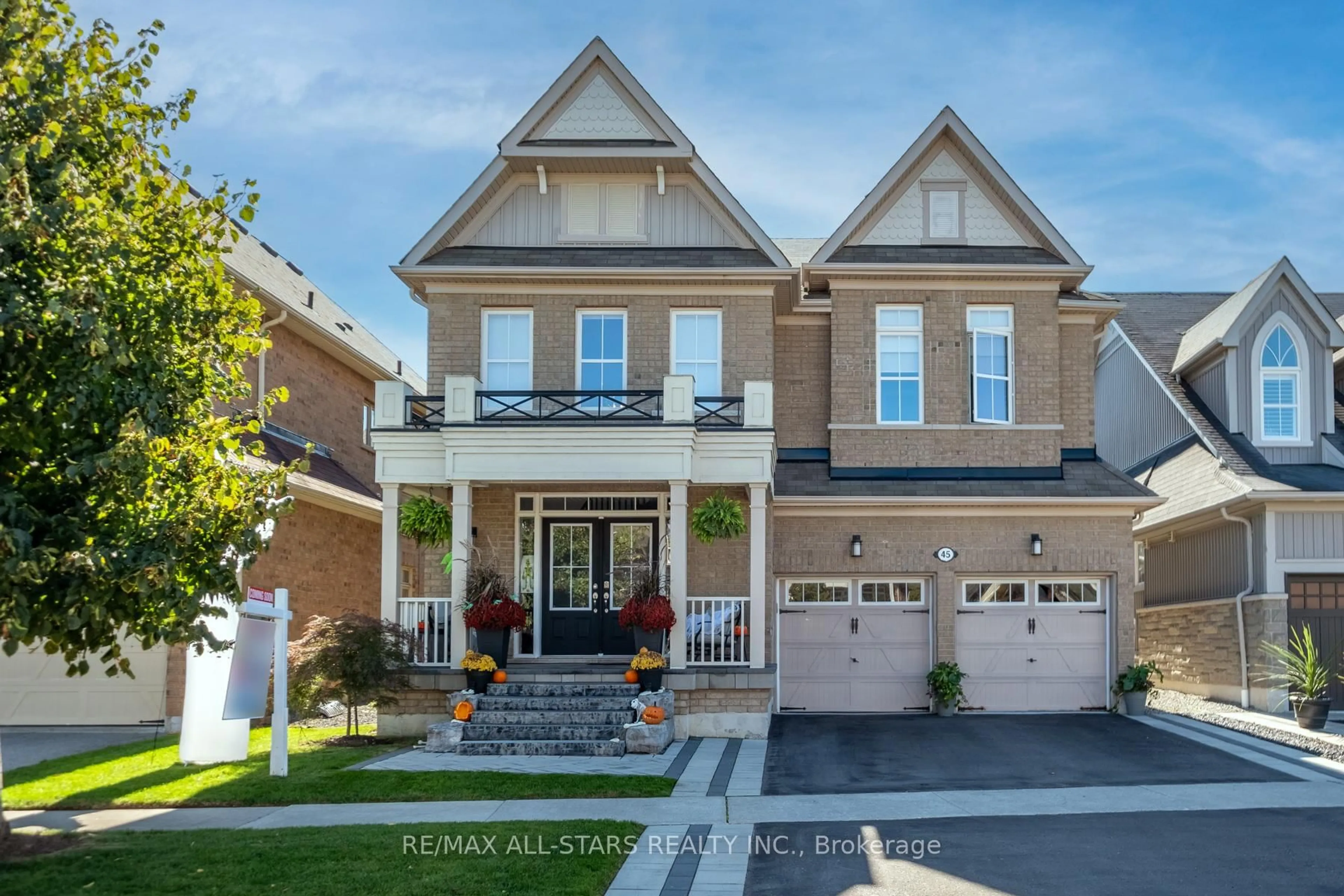 Home with brick exterior material, street for 45 Jarrow Cres, Whitby Ontario L1M 0H2