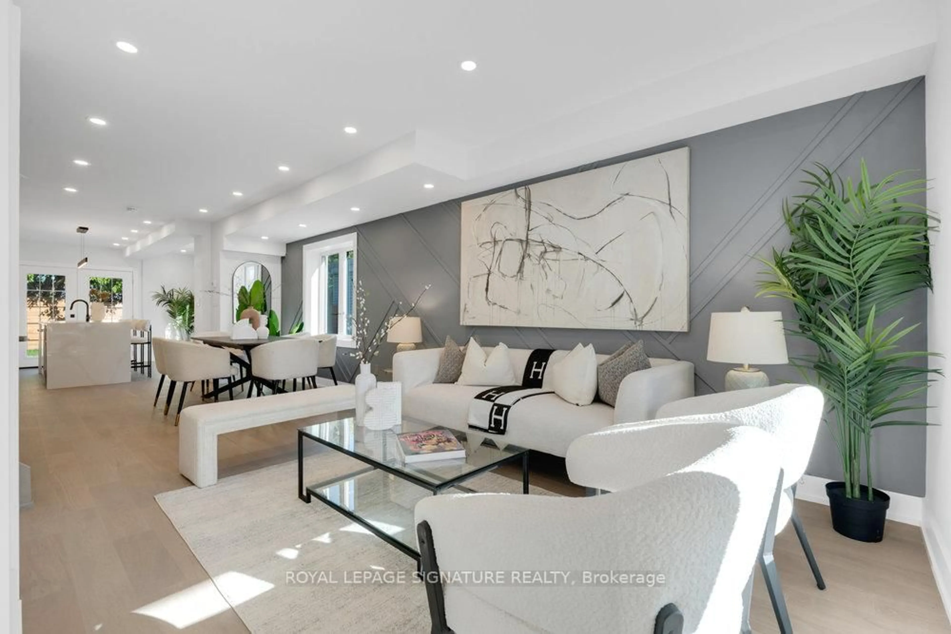 Living room with furniture, unknown for 87 Wiley Ave, Toronto Ontario M4J 3W5