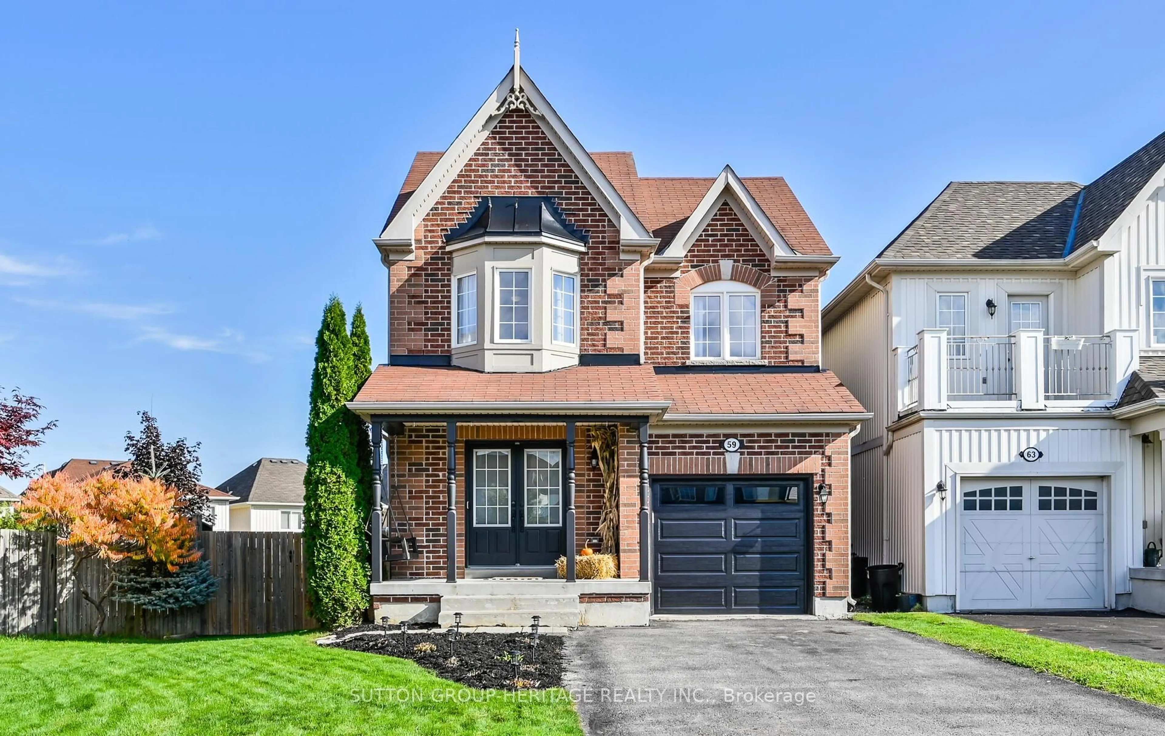 Home with brick exterior material, street for 59 Allworth Cres, Clarington Ontario L1C 0B3