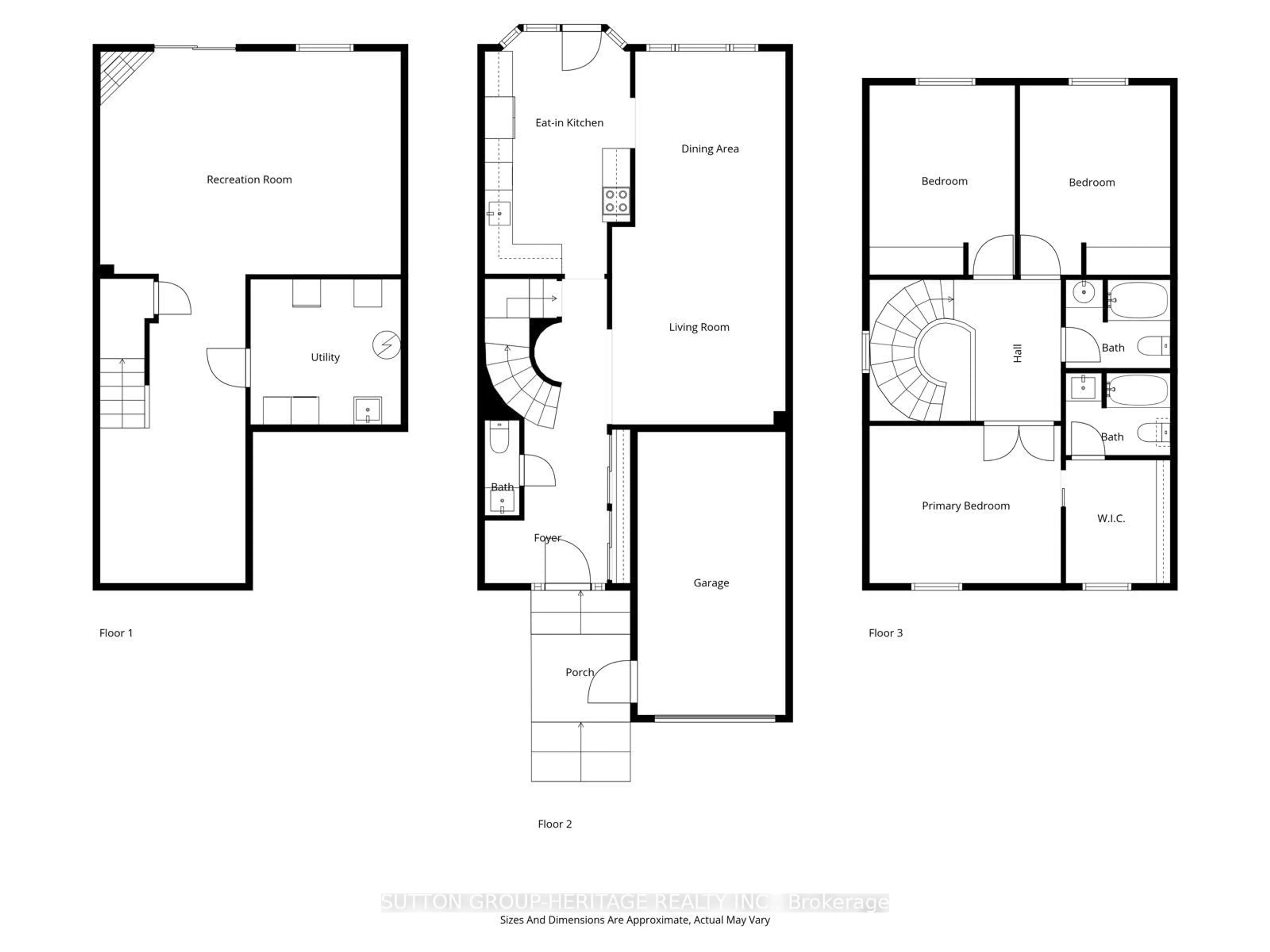 Floor plan for 1509 Woodruff Cres, Pickering Ontario L1V 3S5