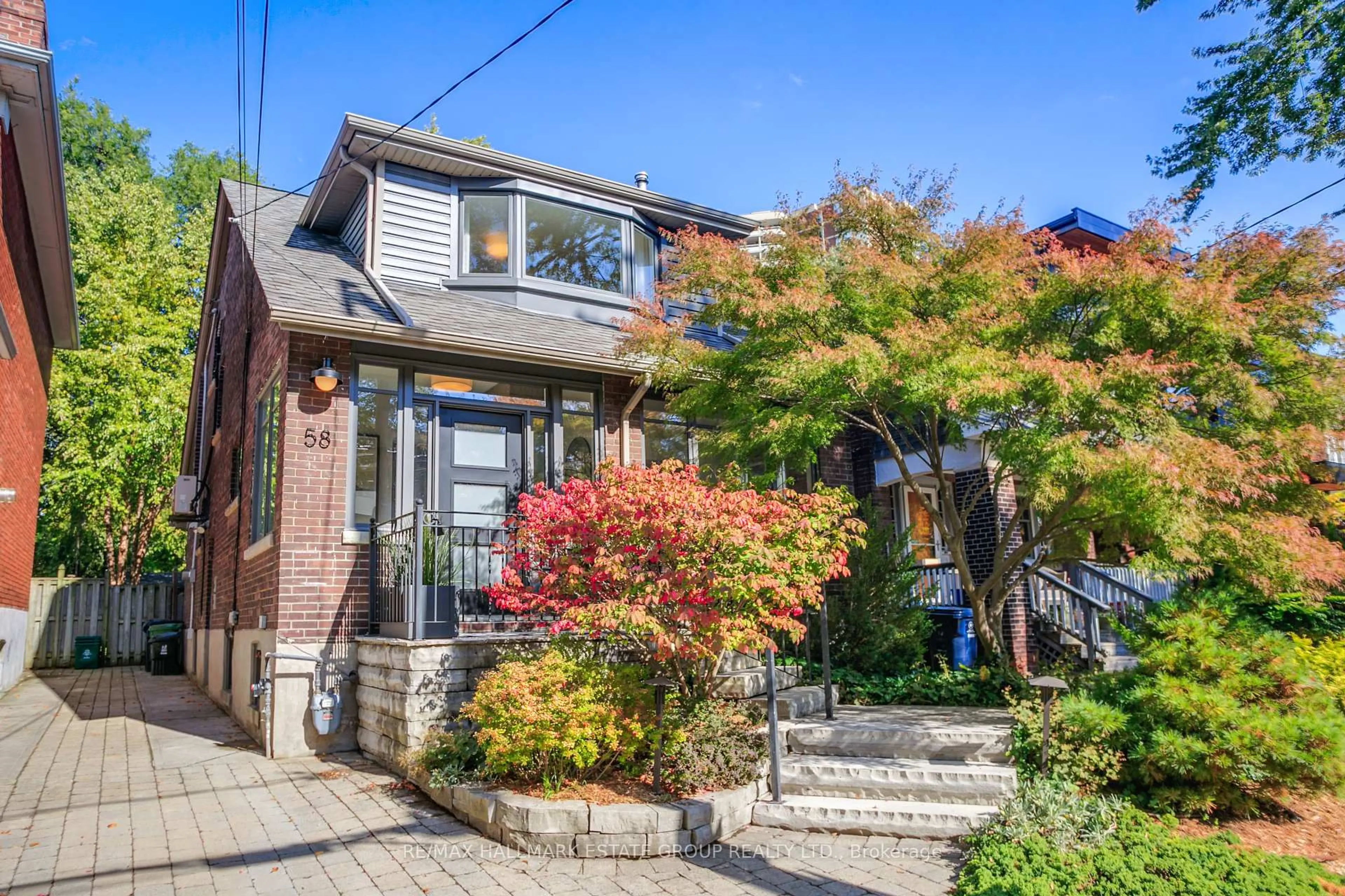 Home with brick exterior material, street for 58 Chester Hill Rd, Toronto Ontario M4K 1X3