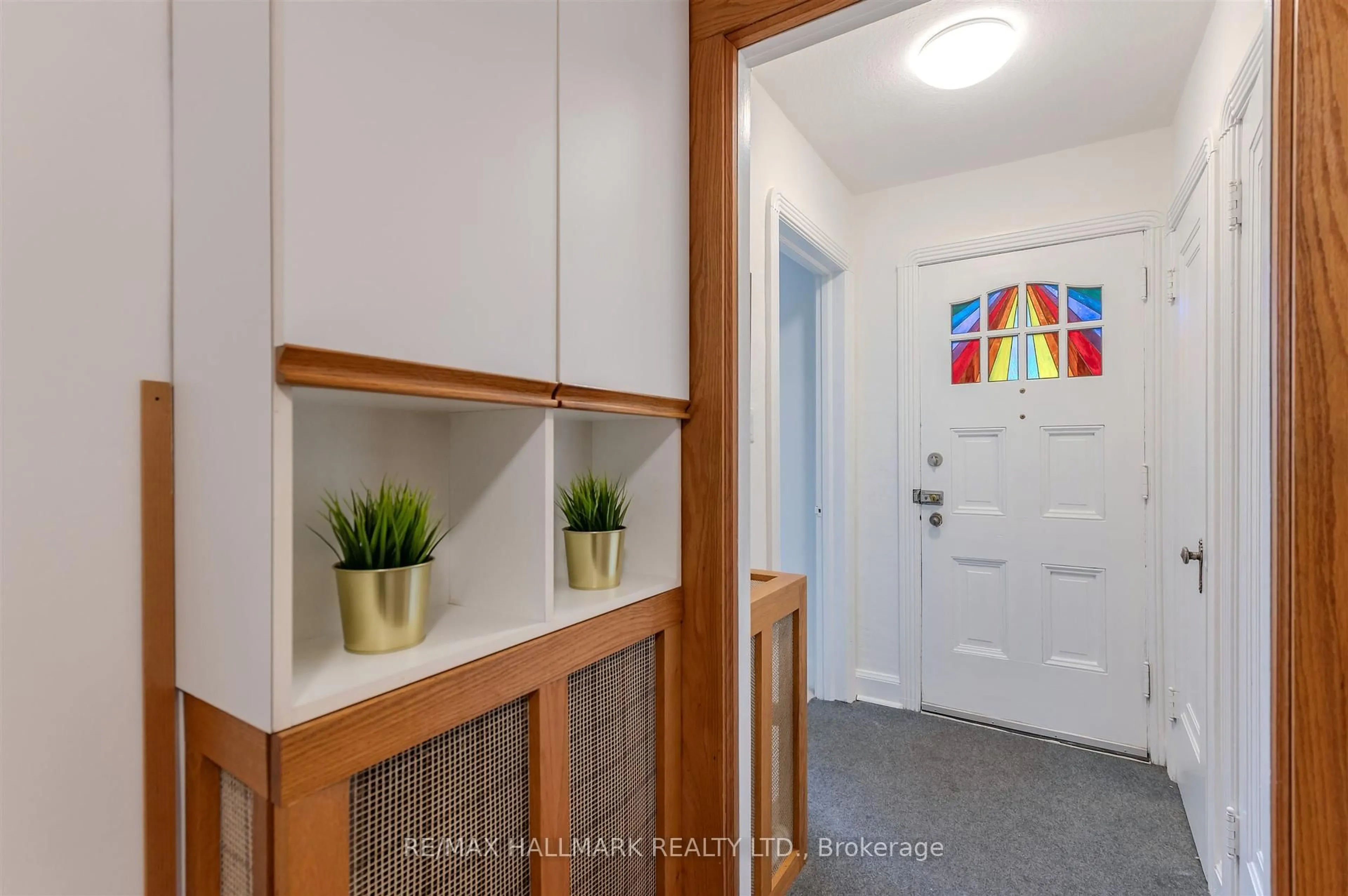 Indoor entryway for 64 Denvale Rd, Toronto Ontario M4B 3B8