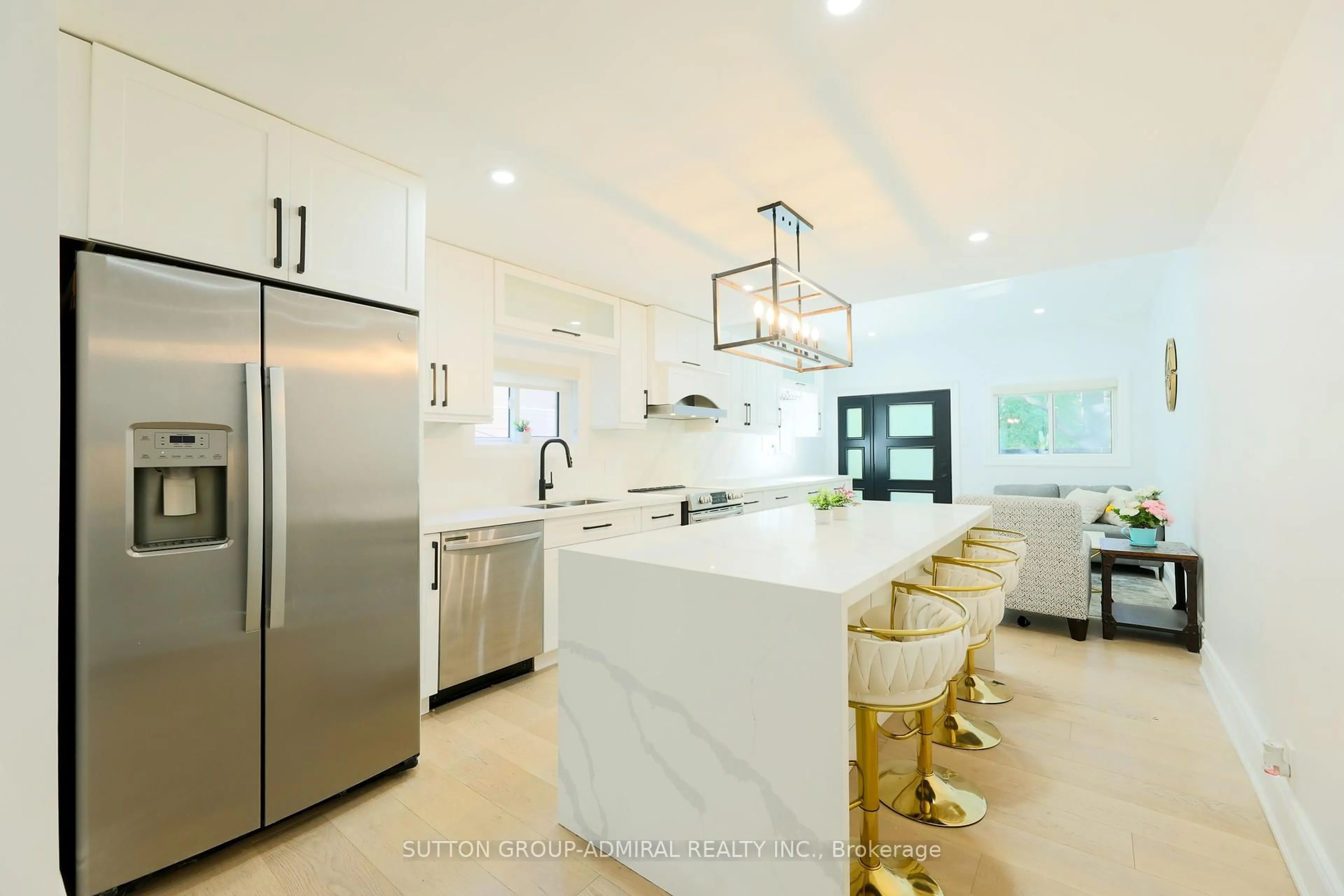 Contemporary kitchen, ceramic/tile floor for 70 Carlaw Ave, Toronto Ontario M4M 2R7