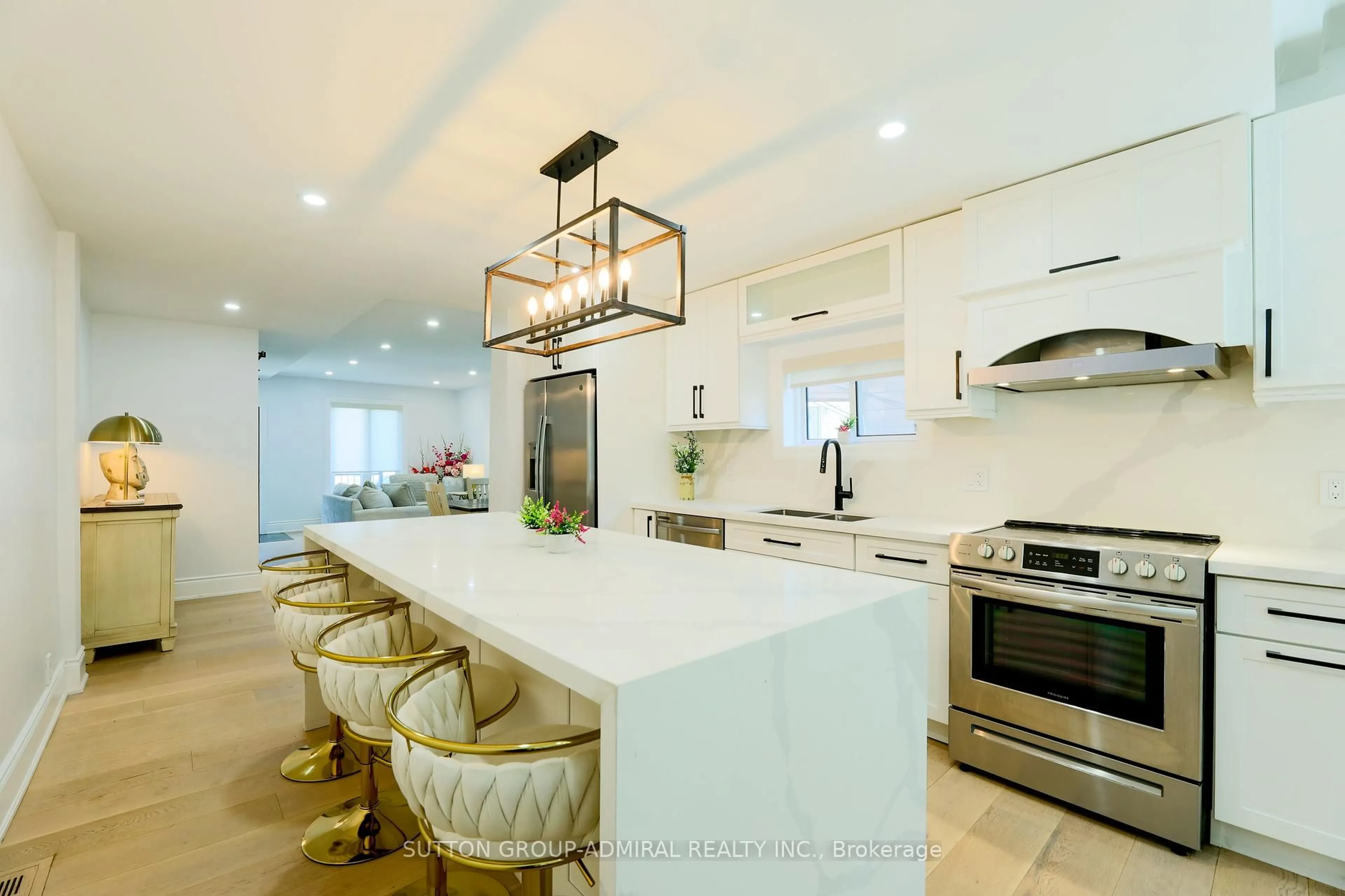 Contemporary kitchen, ceramic/tile floor for 70 Carlaw Ave, Toronto Ontario M4M 2R7