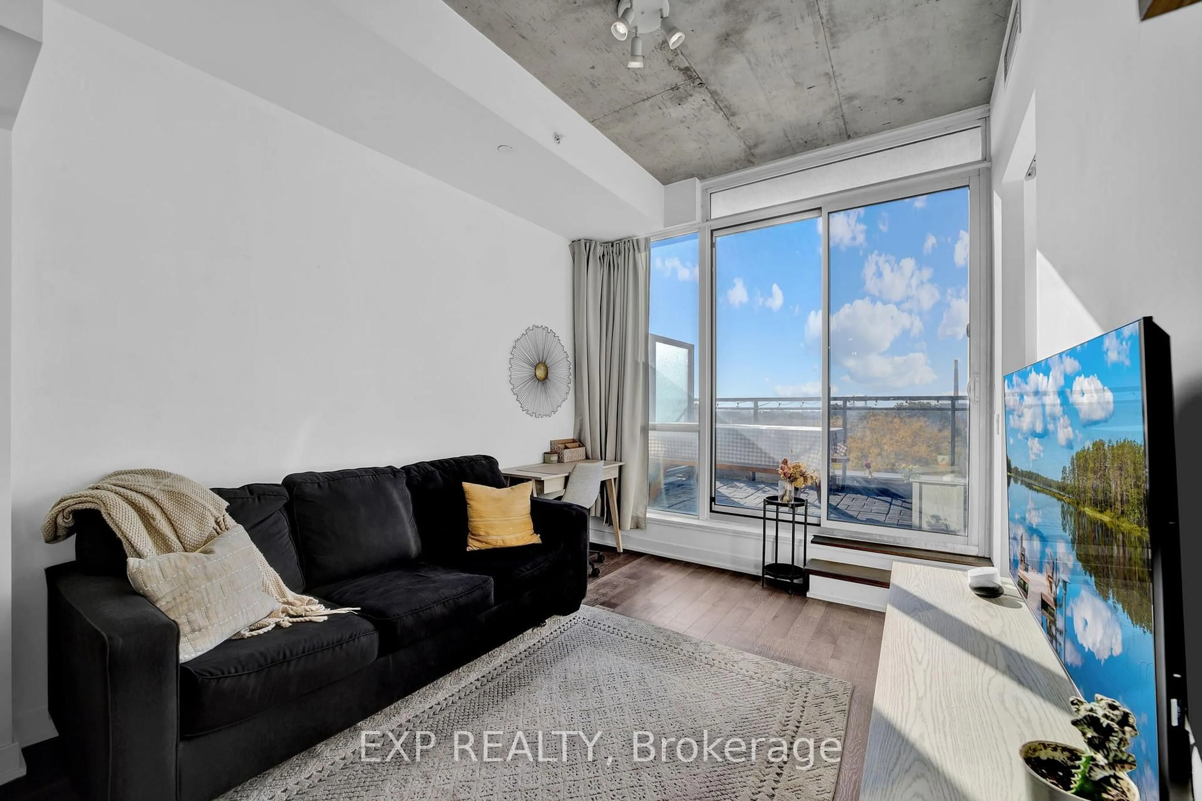 Living room with furniture, unknown for 1238 Dundas St St #804, Toronto Ontario M4M 0C6