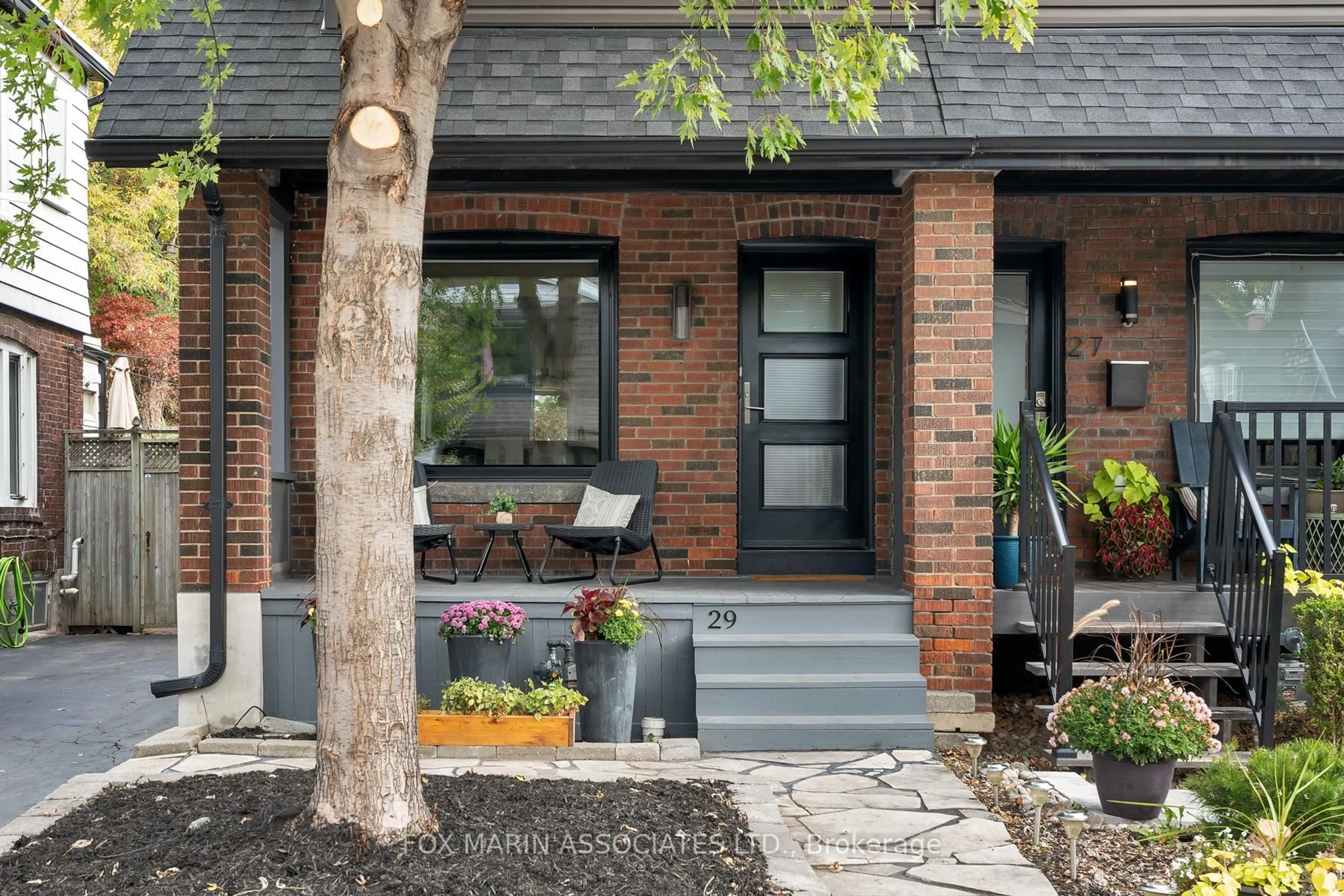 Home with brick exterior material, street for 29 Hiltz Ave, Toronto Ontario M4L 2N6