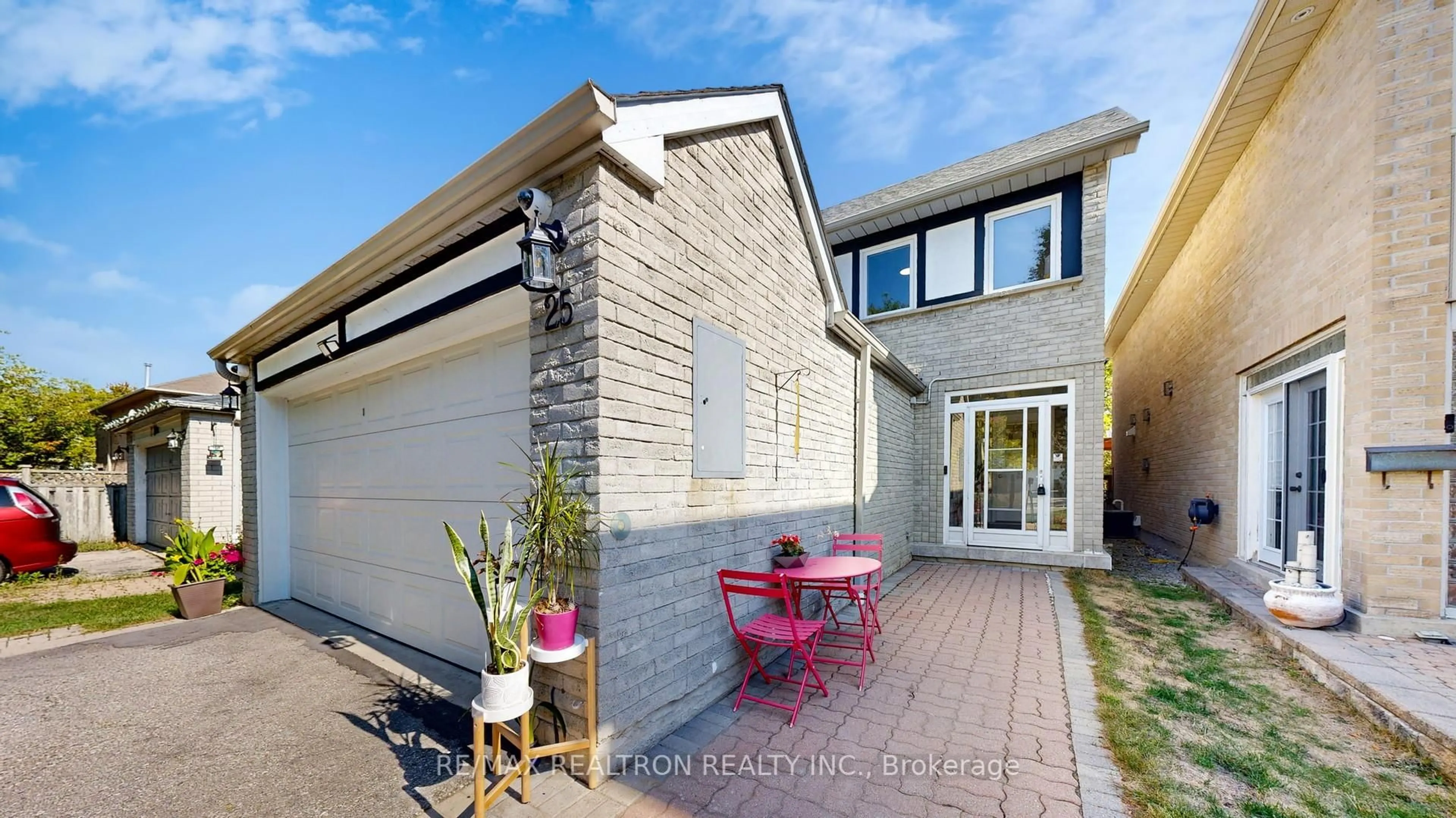 Home with brick exterior material, street for 25 Greybeaver Tr, Toronto Ontario M1C 4P1