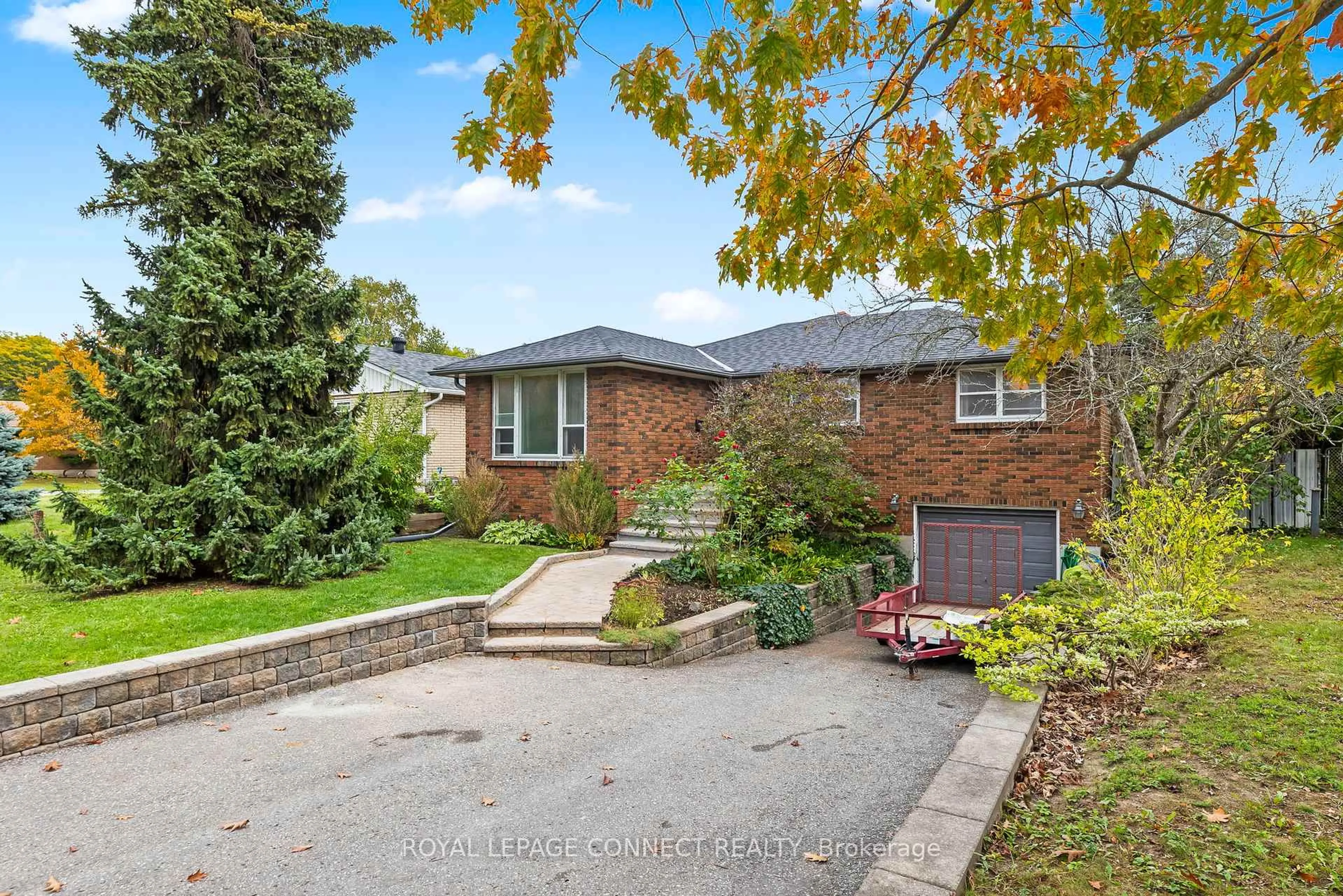 Home with brick exterior material, street for 166 Clements Rd, Ajax Ontario L1S 1M1