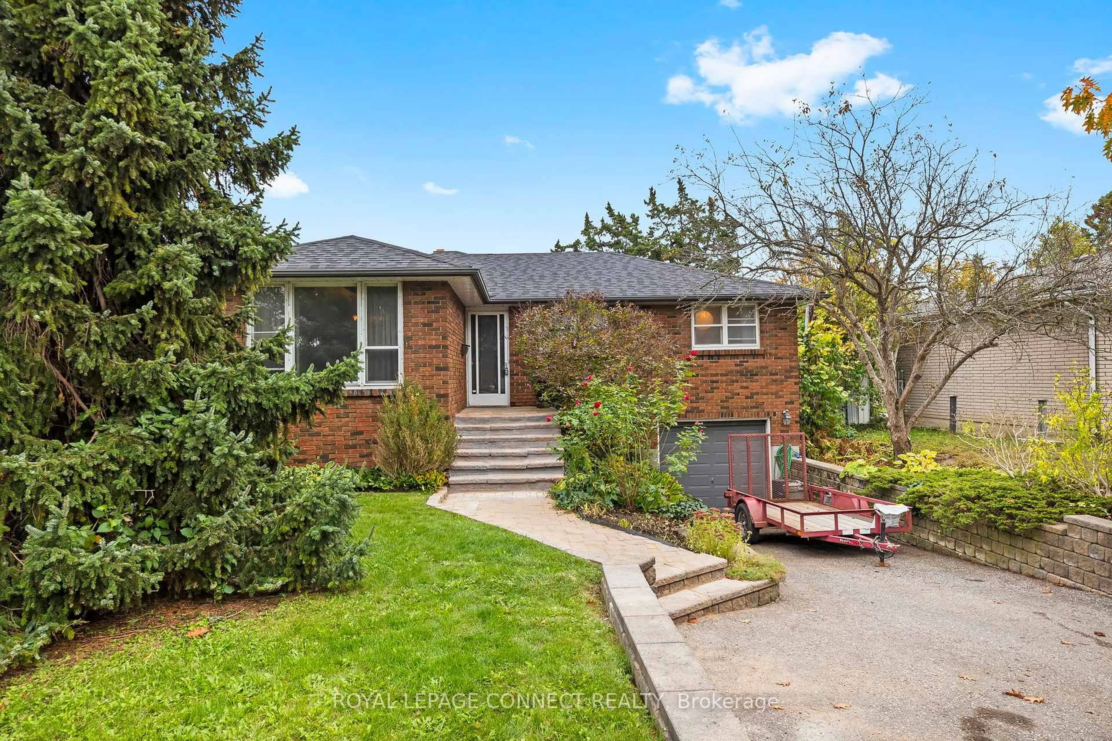 Home with brick exterior material, street for 166 Clements Rd, Ajax Ontario L1S 1M1