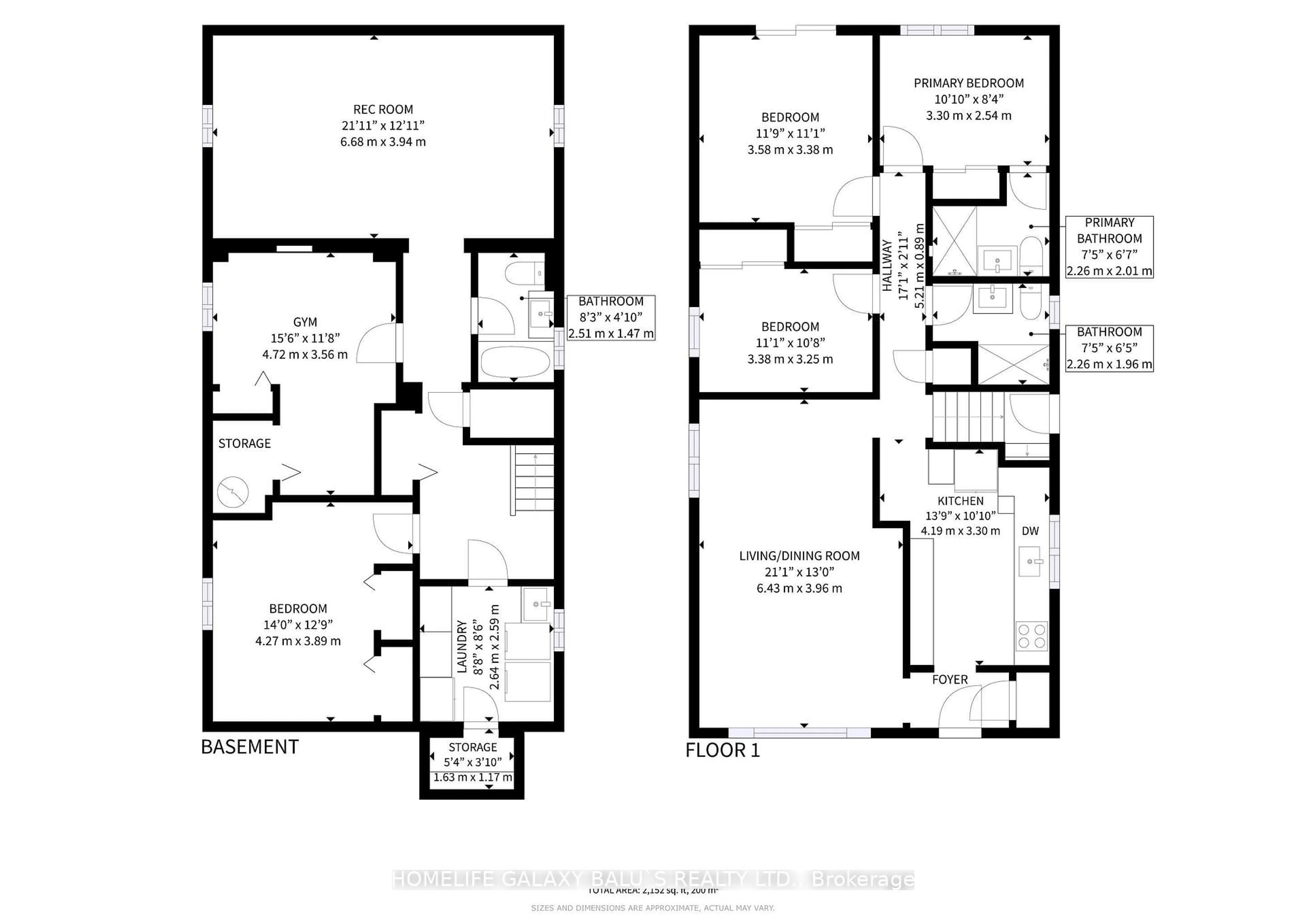 Floor plan for 28 Ronway Cres, Toronto Ontario M1J 2S2