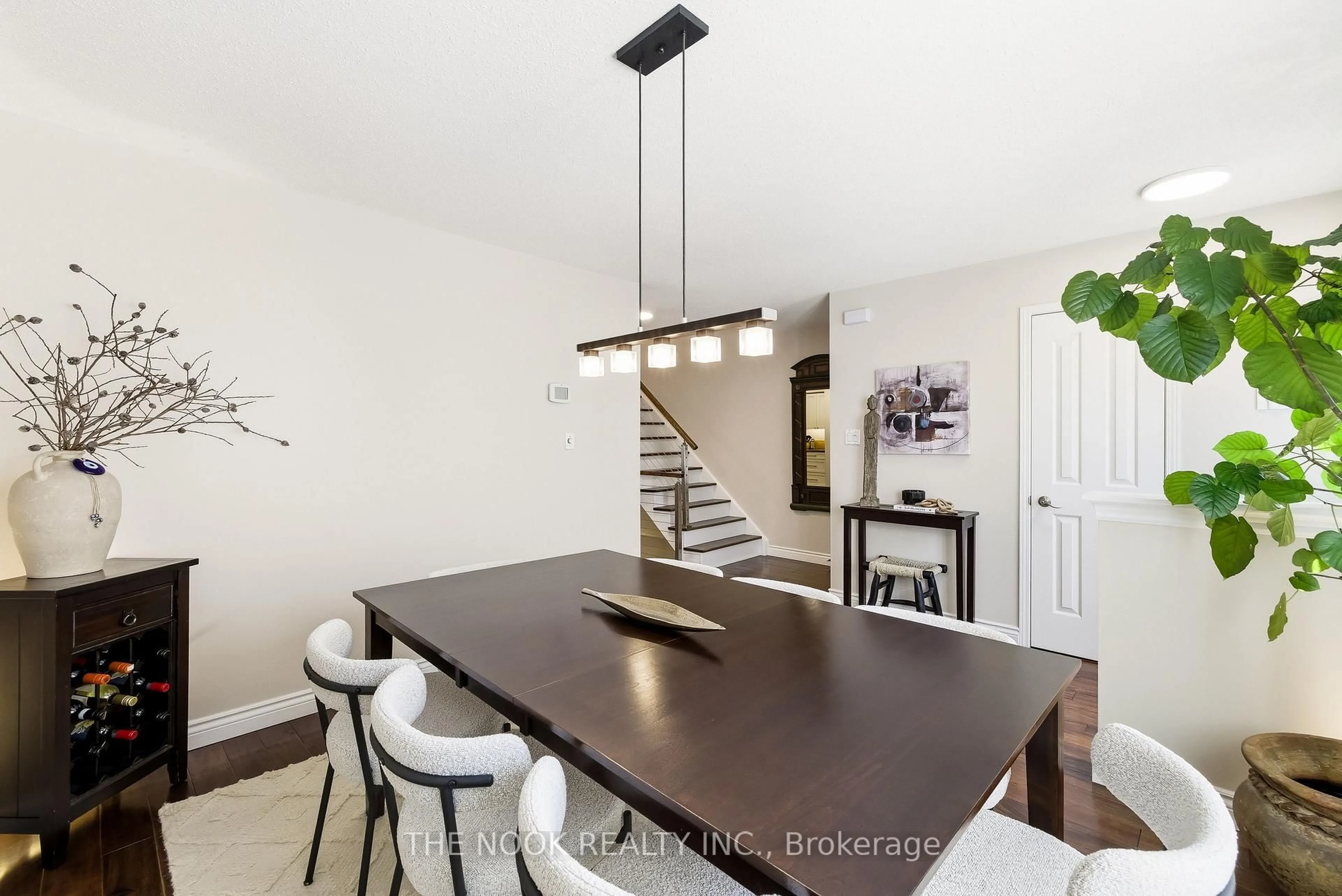Dining room, wood/laminate floor for 1995 Royal Rd #102, Pickering Ontario L1V 6V9