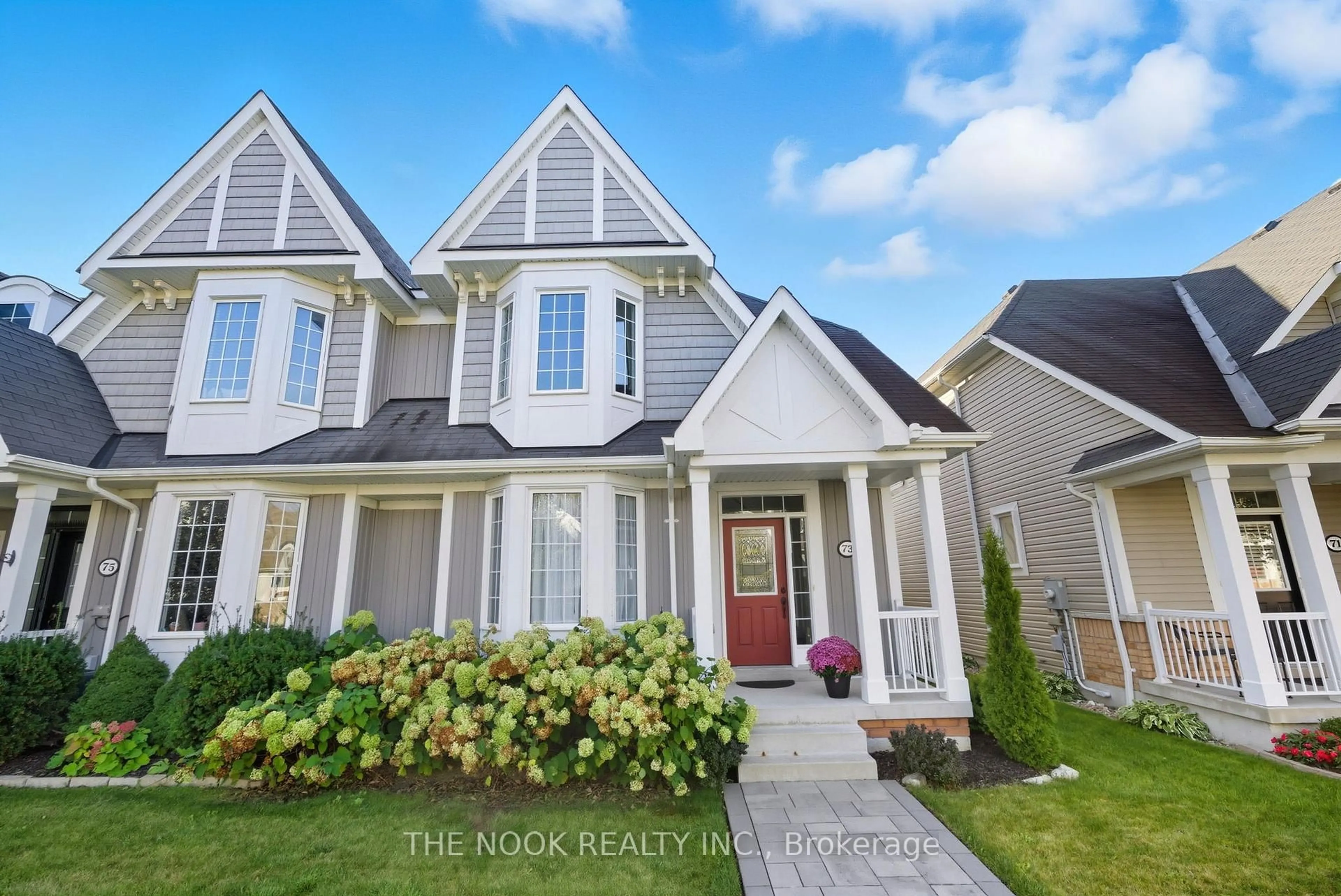 Home with vinyl exterior material, street for 73 Vallance Way #38, Whitby Ontario L1M 0J9