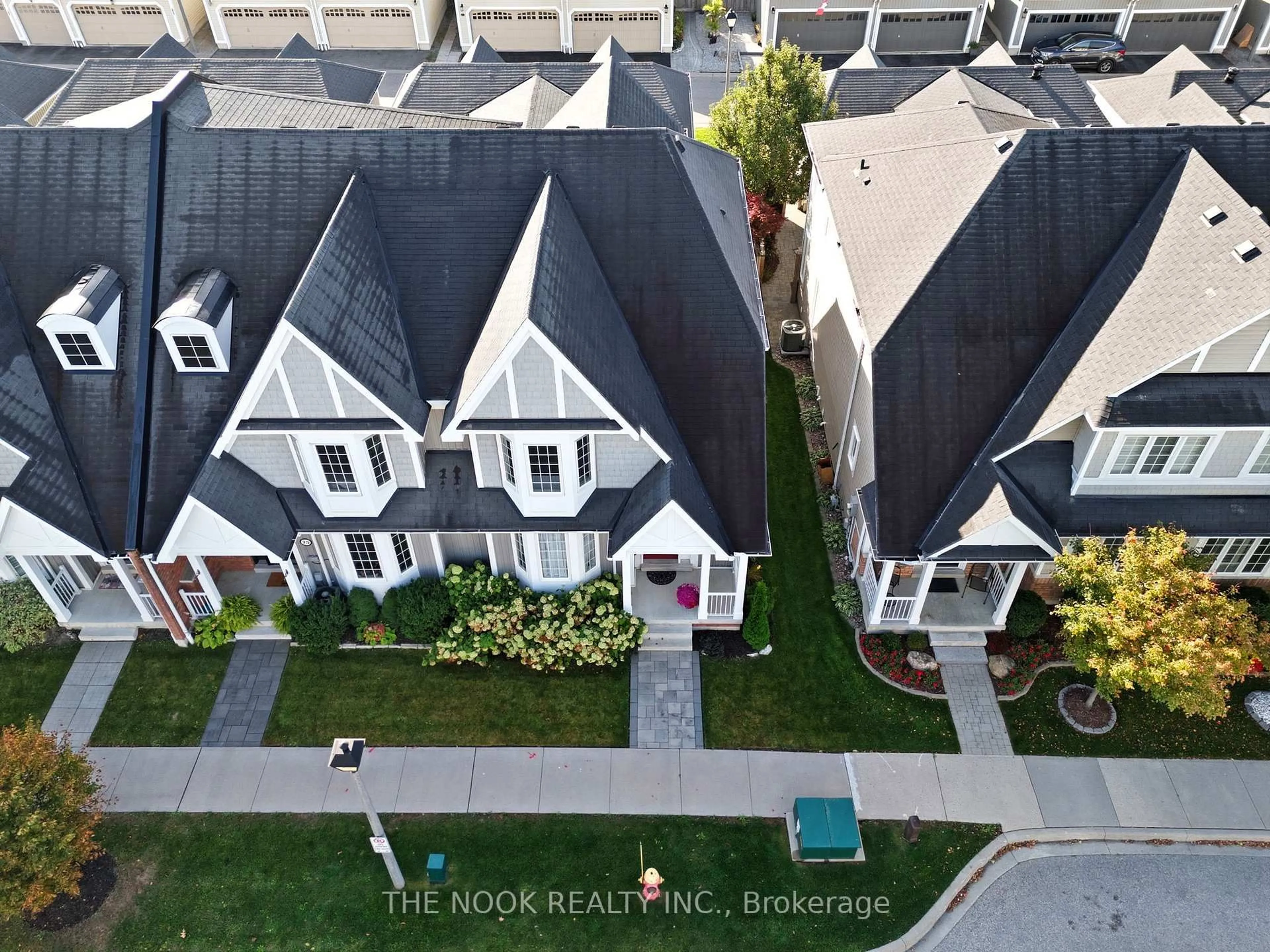 A pic from outside/outdoor area/front of a property/back of a property/a pic from drone, street for 73 Vallance Way #38, Whitby Ontario L1M 0J9