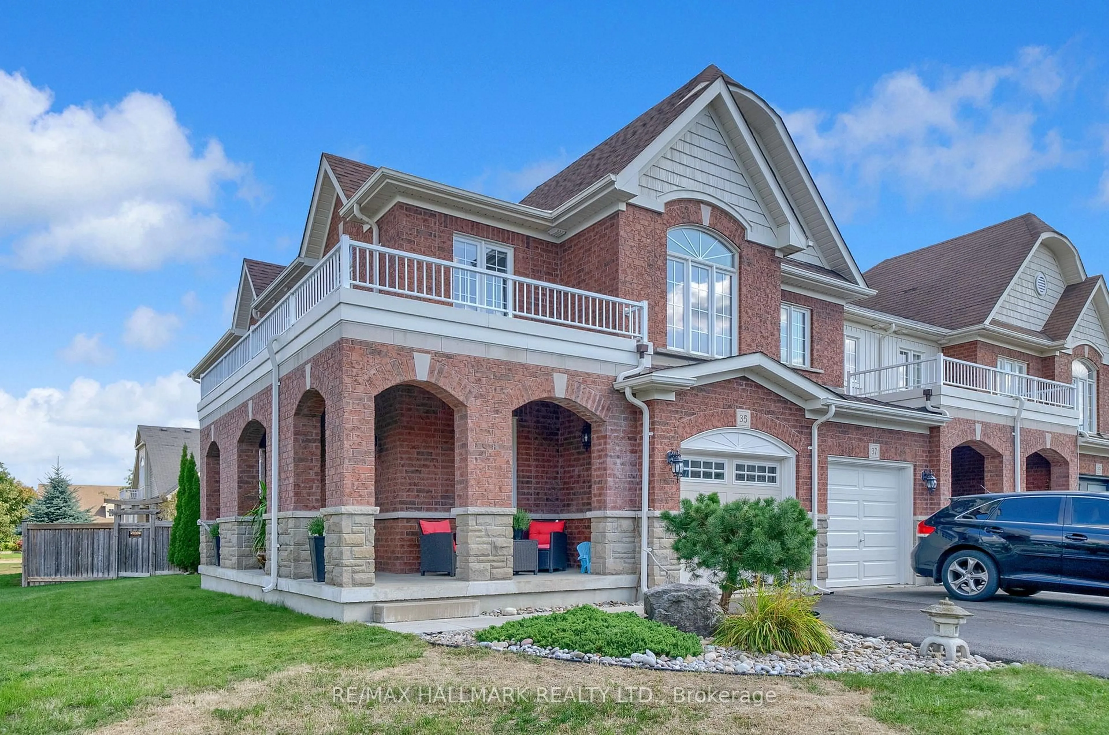 Home with brick exterior material, street for 35 Westover Dr, Clarington Ontario L1C 0M7