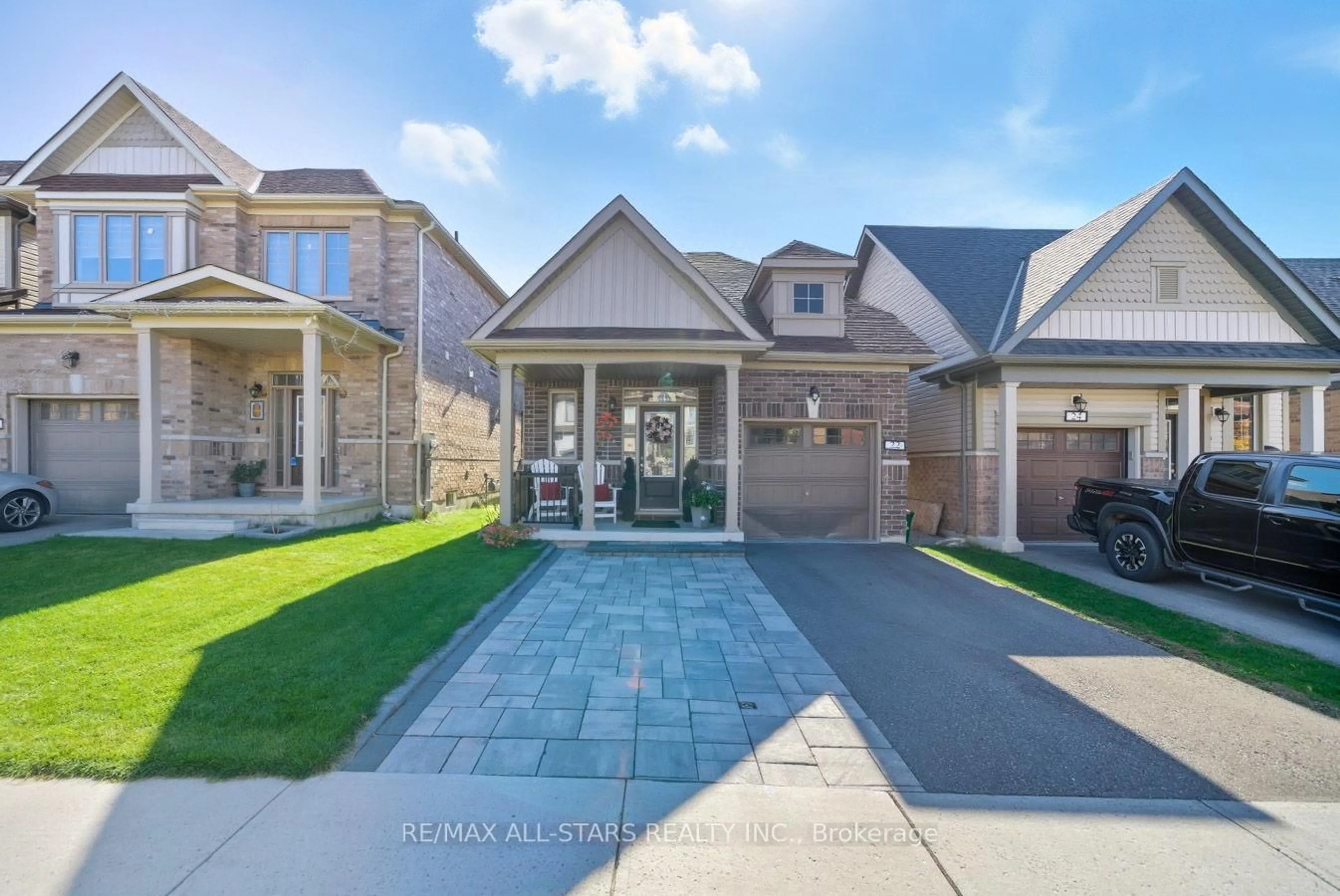 Home with brick exterior material, street for 22 Doctor Archer Dr, Scugog Ontario L9L 0A9
