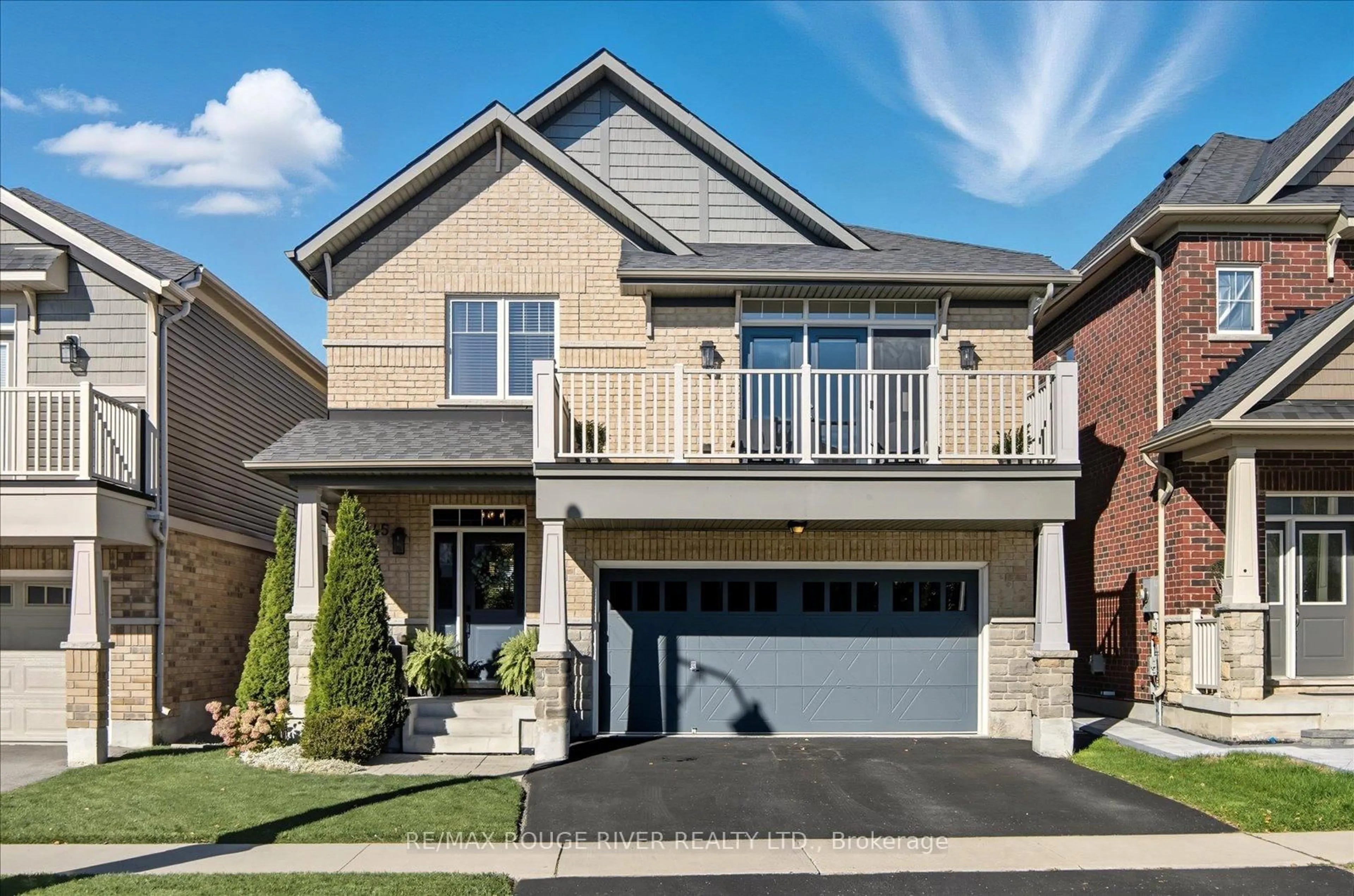 Home with brick exterior material, street for 245 Blackwell Cres, Oshawa Ontario L1L 0C9