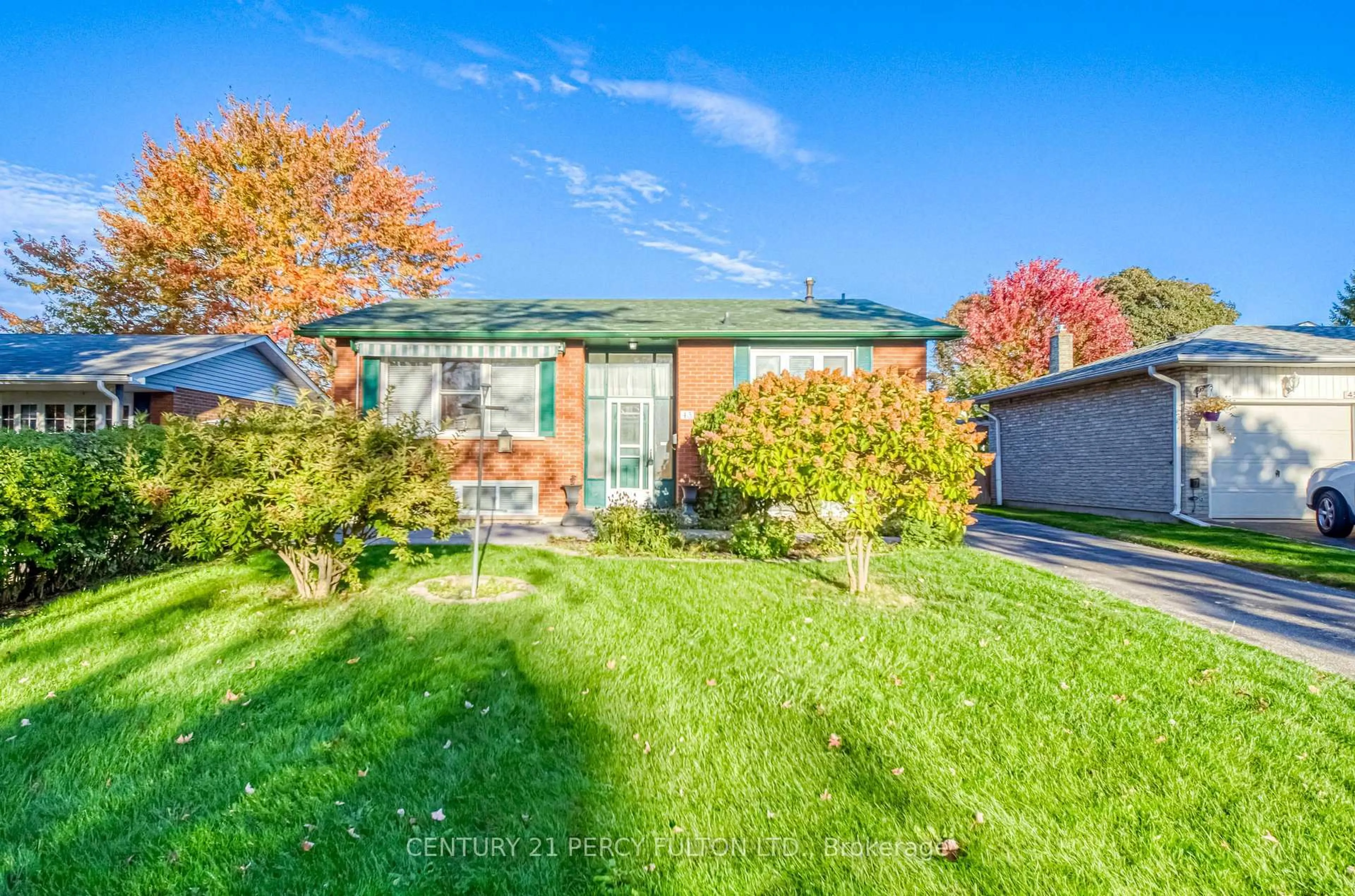 Home with brick exterior material, street for 43 Taylor Rd, Ajax Ontario L1S 2X5