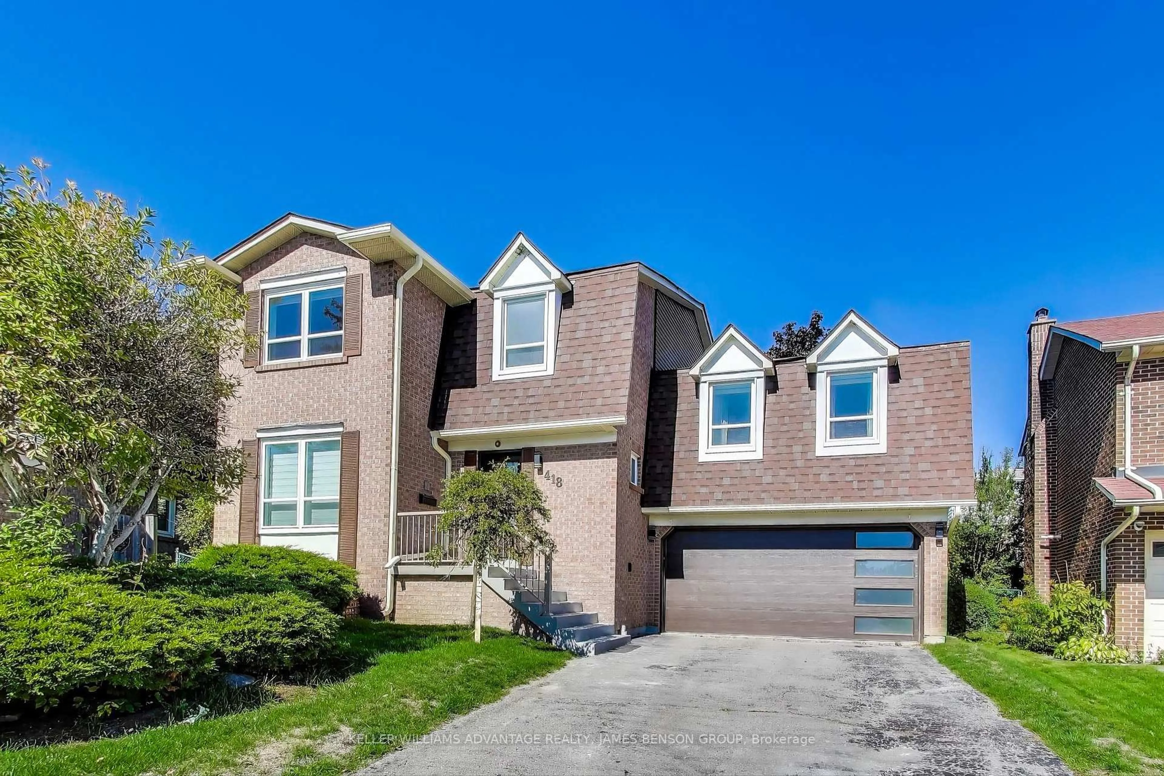 Home with brick exterior material, street for 418 Victor Crt, Pickering Ontario L1W 3J8