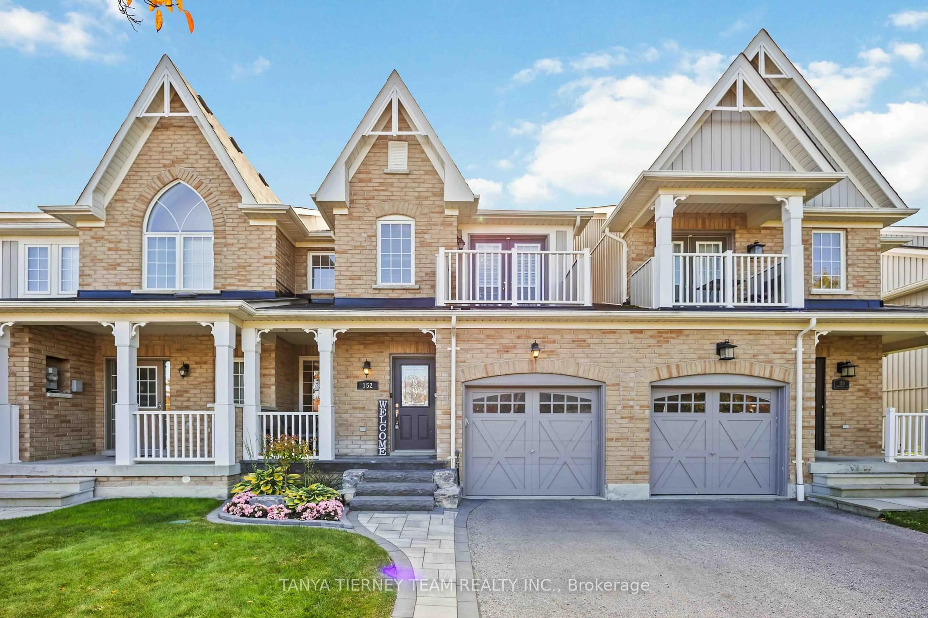 Home with brick exterior material, street for 152 Shrewsbury Dr, Whitby Ontario L1M 0E3