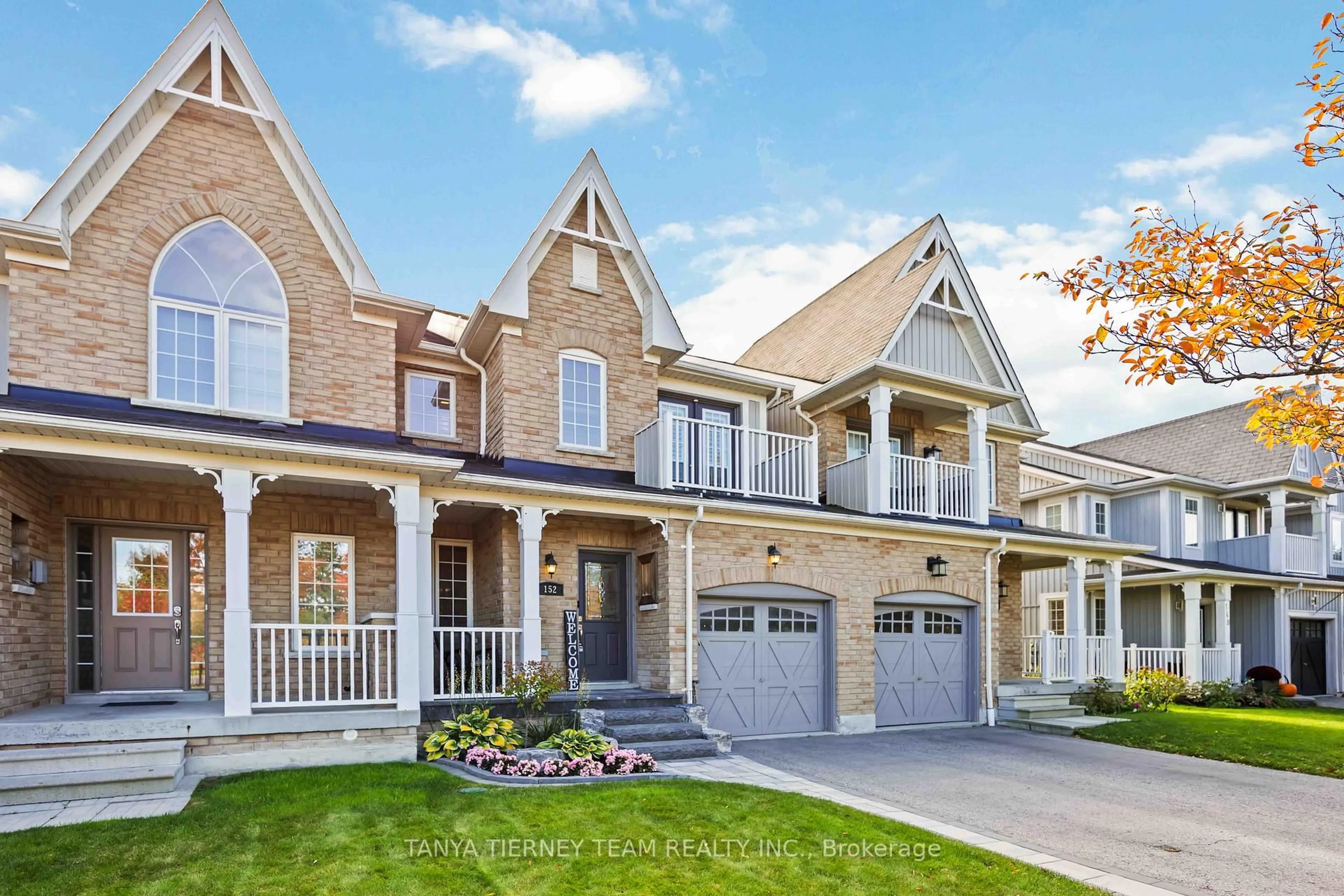 Home with brick exterior material, street for 152 Shrewsbury Dr, Whitby Ontario L1M 0E3
