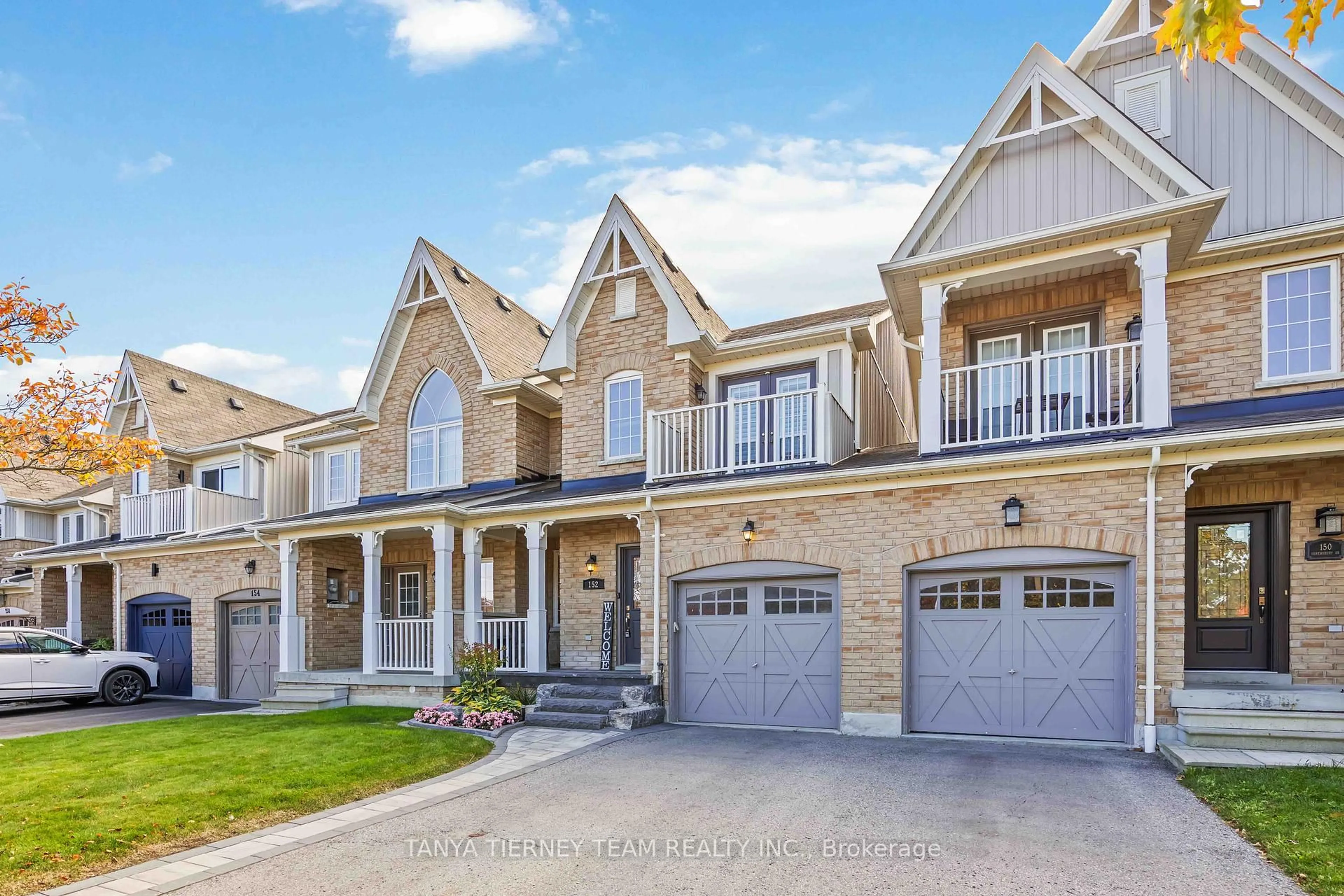 Home with brick exterior material, street for 152 Shrewsbury Dr, Whitby Ontario L1M 0E3
