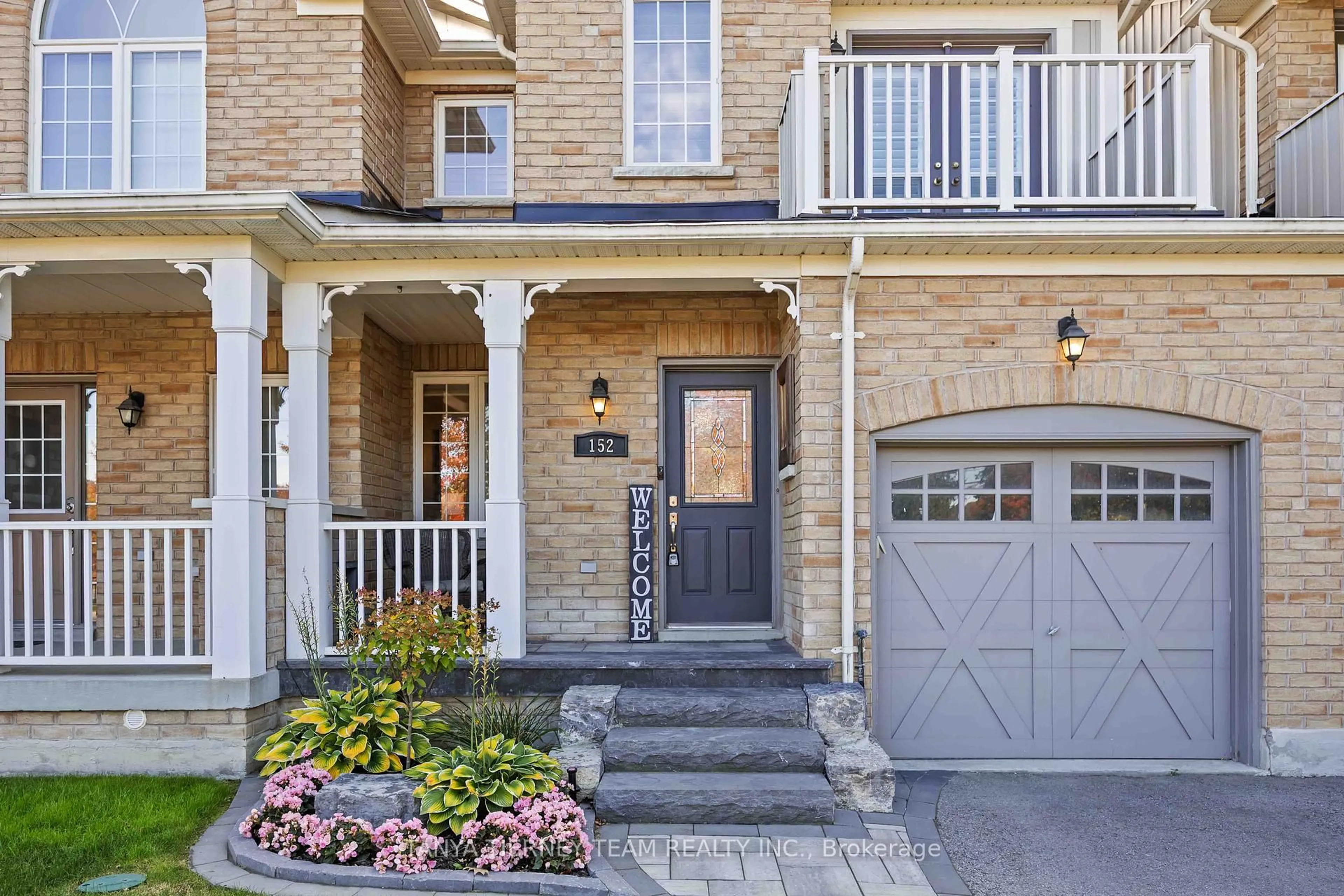 Home with brick exterior material, street for 152 Shrewsbury Dr, Whitby Ontario L1M 0E3