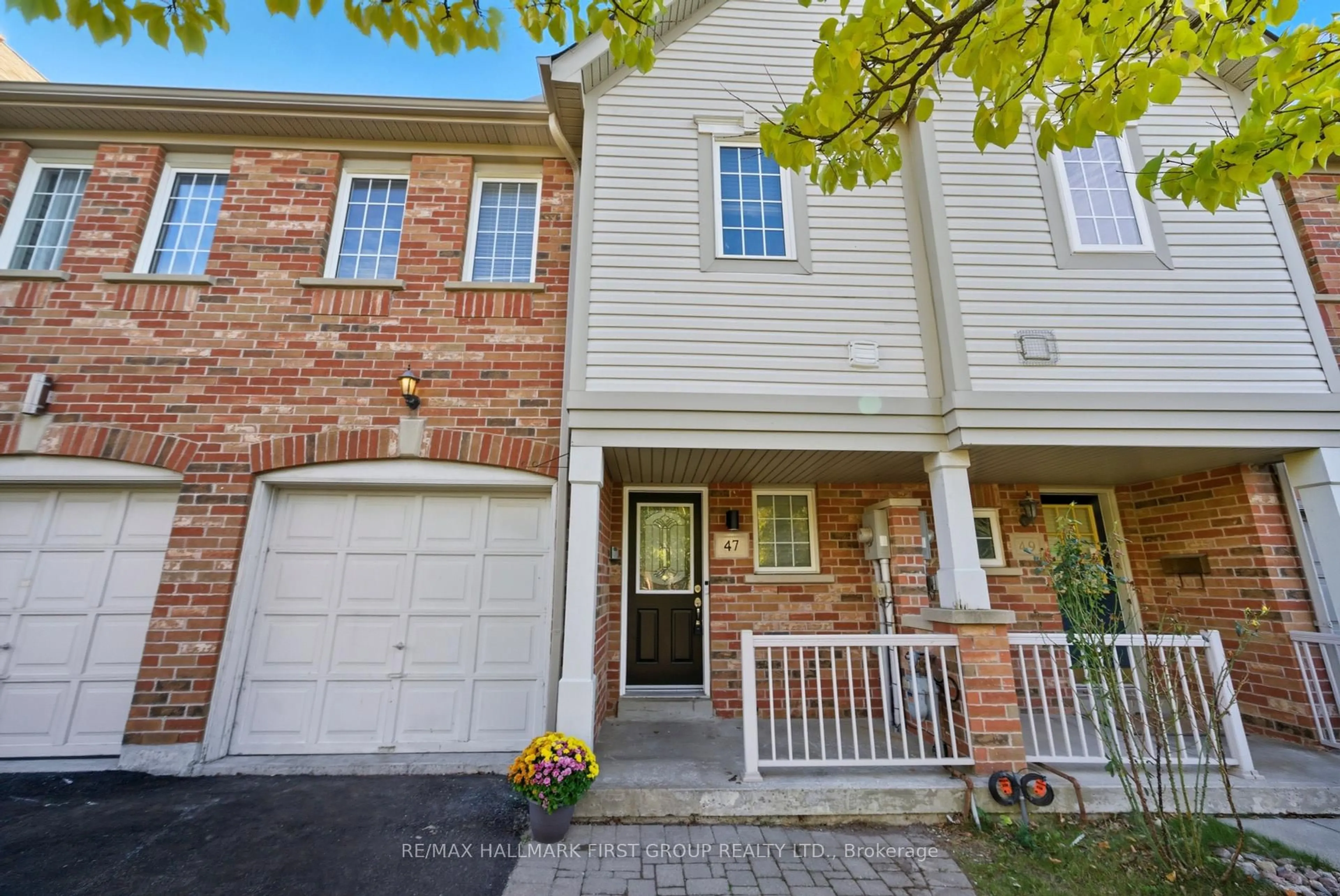 Home with brick exterior material, street for 47 Telegraph Dr, Whitby Ontario L1P 1S3