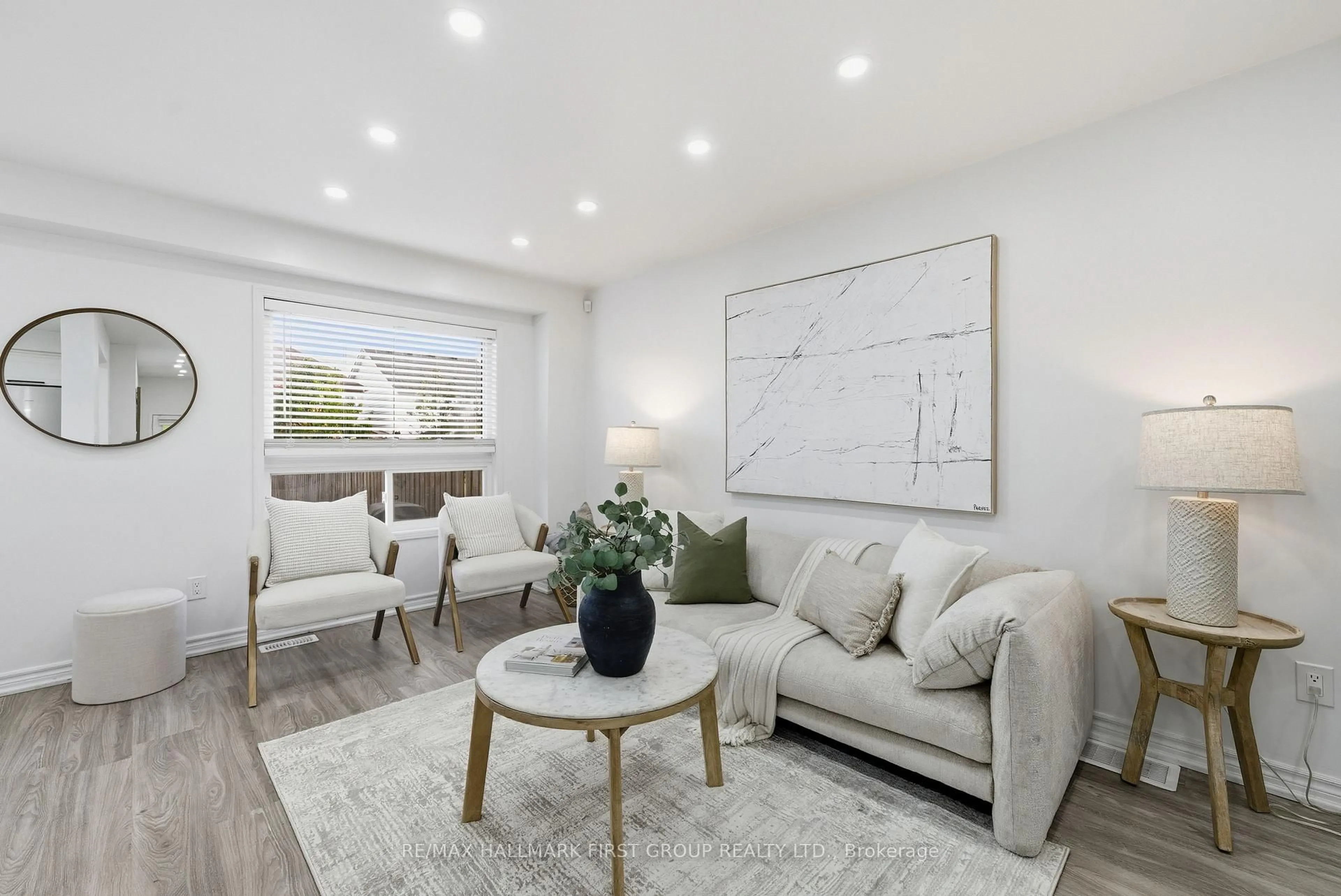 Living room with furniture, unknown for 47 Telegraph Dr, Whitby Ontario L1P 1S3