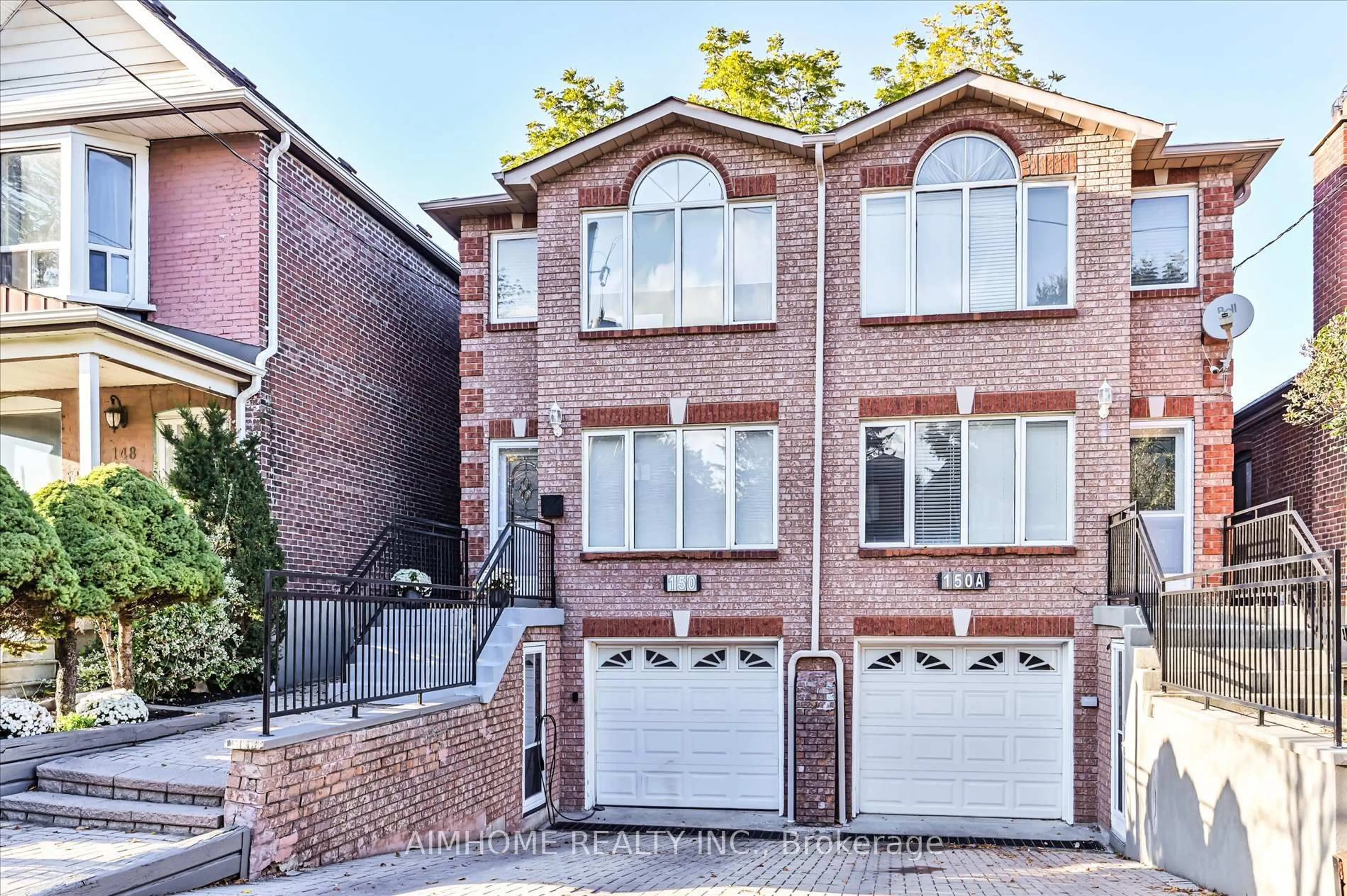 Home with brick exterior material, street for 150 Gowan Ave, Toronto Ontario M4J 2K6