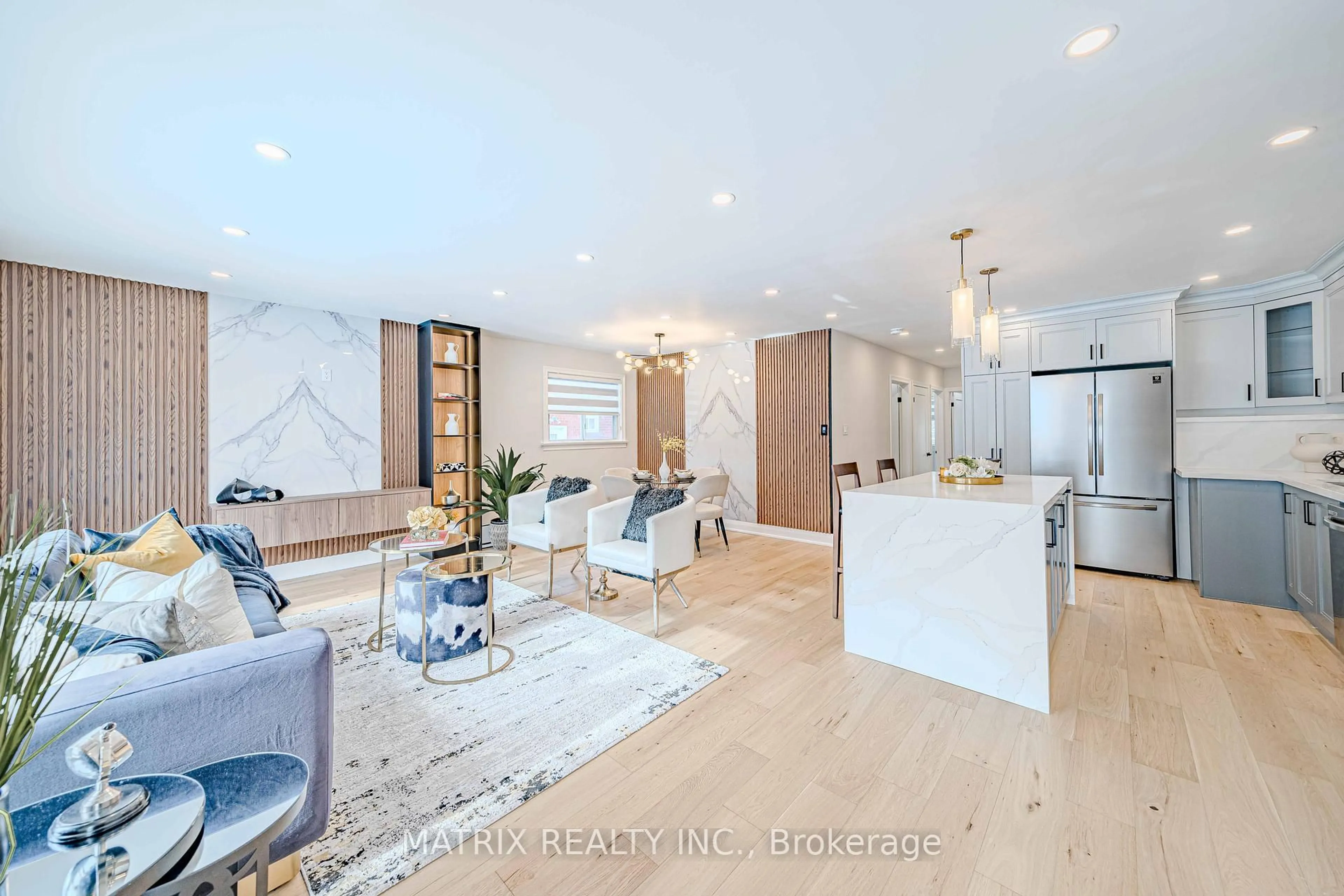 Open concept kitchen, ceramic/tile floor for 11 Chandler Dr, Toronto Ontario M1G 1Z1