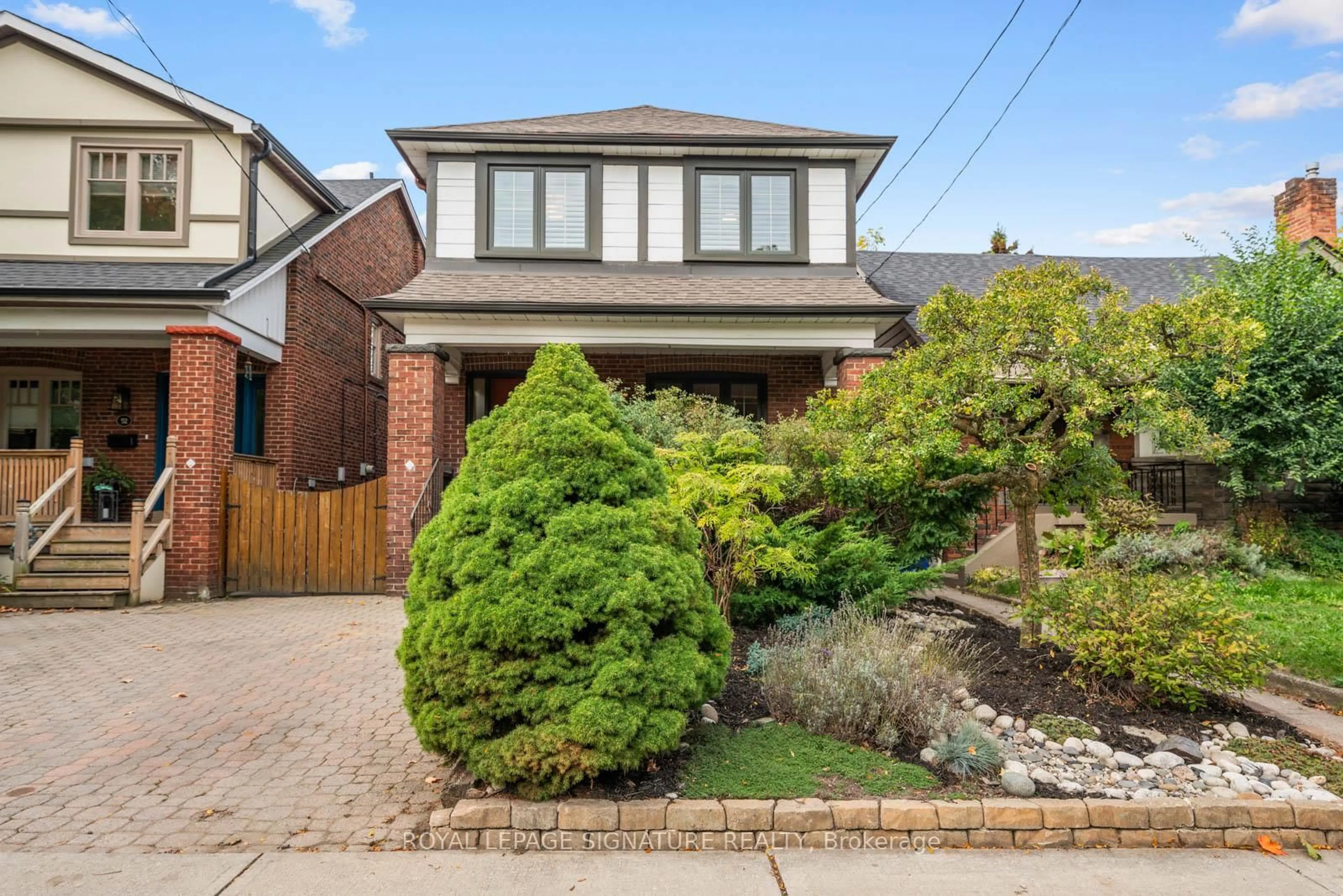 Home with brick exterior material, street for 54 Pepler Ave, Toronto Ontario M4J 2Y8