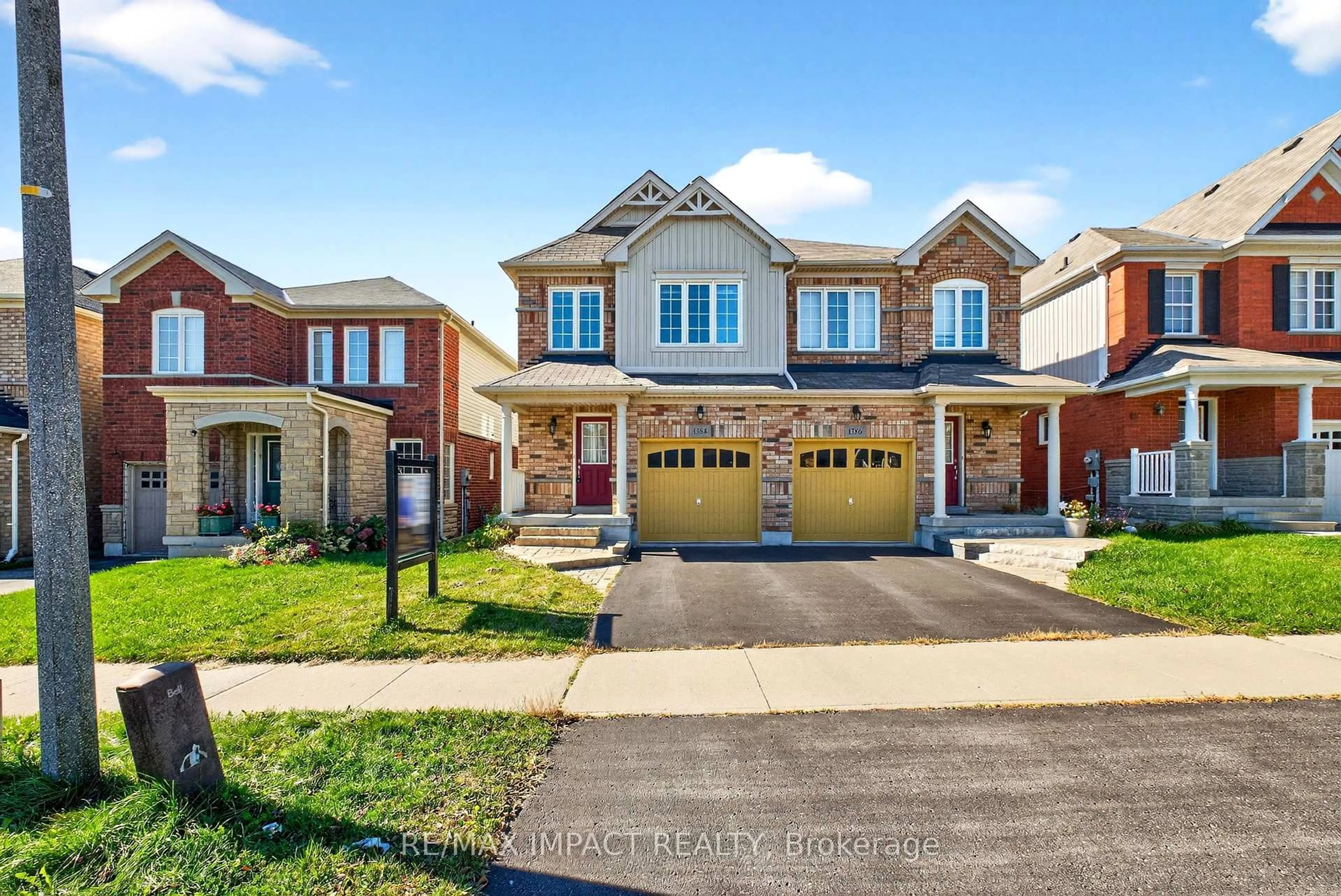 Home with brick exterior material, street for 1384 Rennie St, Oshawa Ontario L1K 0H1