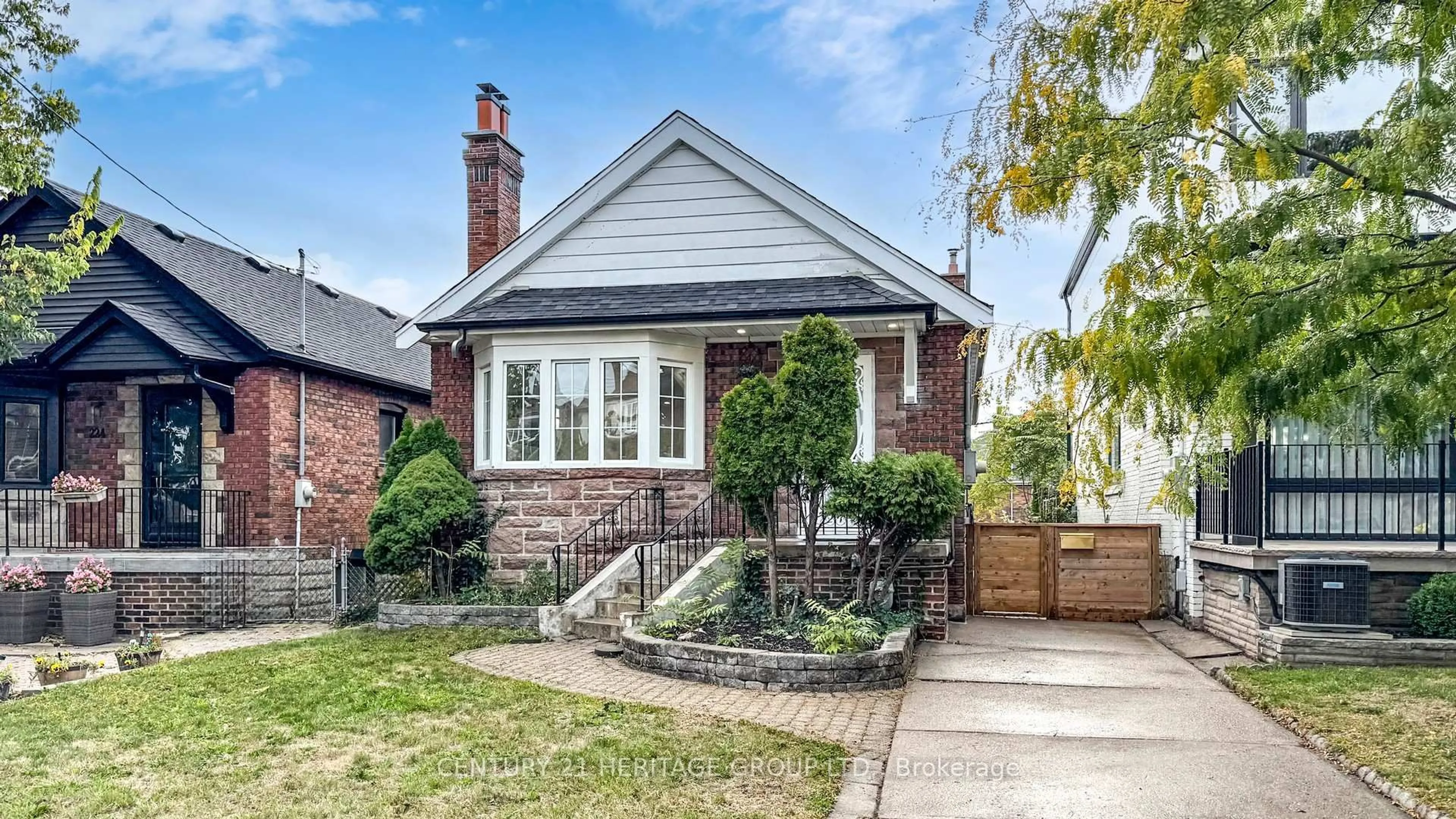 Home with brick exterior material, street for 226 Donlands Ave, Toronto Ontario M4J 3R2
